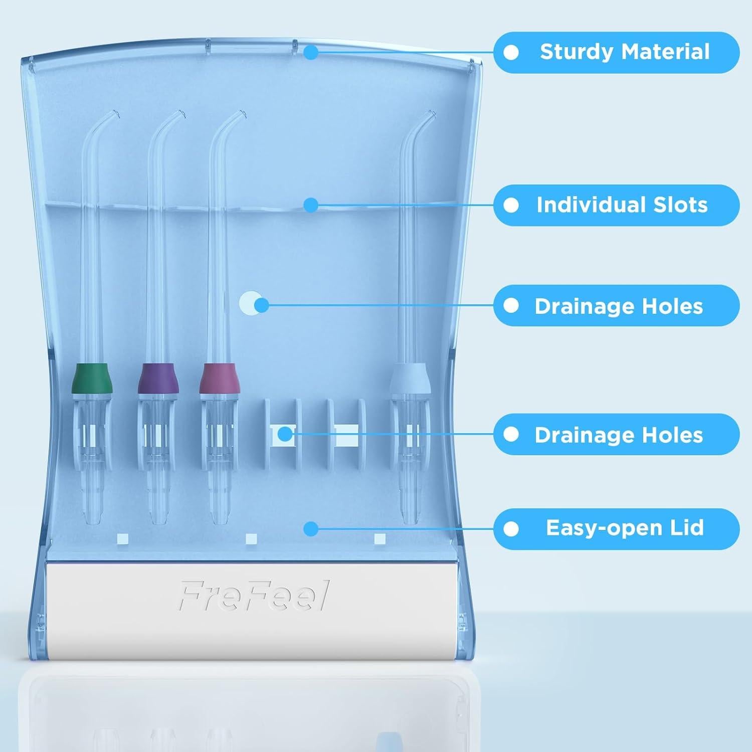 Estuche de Almacenamiento Waterpik FreFeel para 6 Puntas