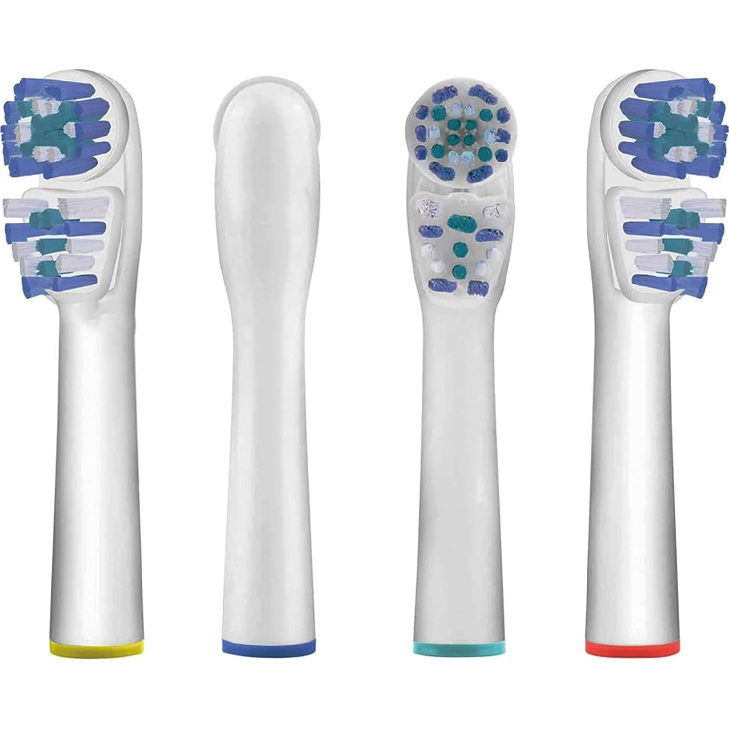 Cabezas de cepillo de reemplazo ASYH Dual Clean 4 unidades