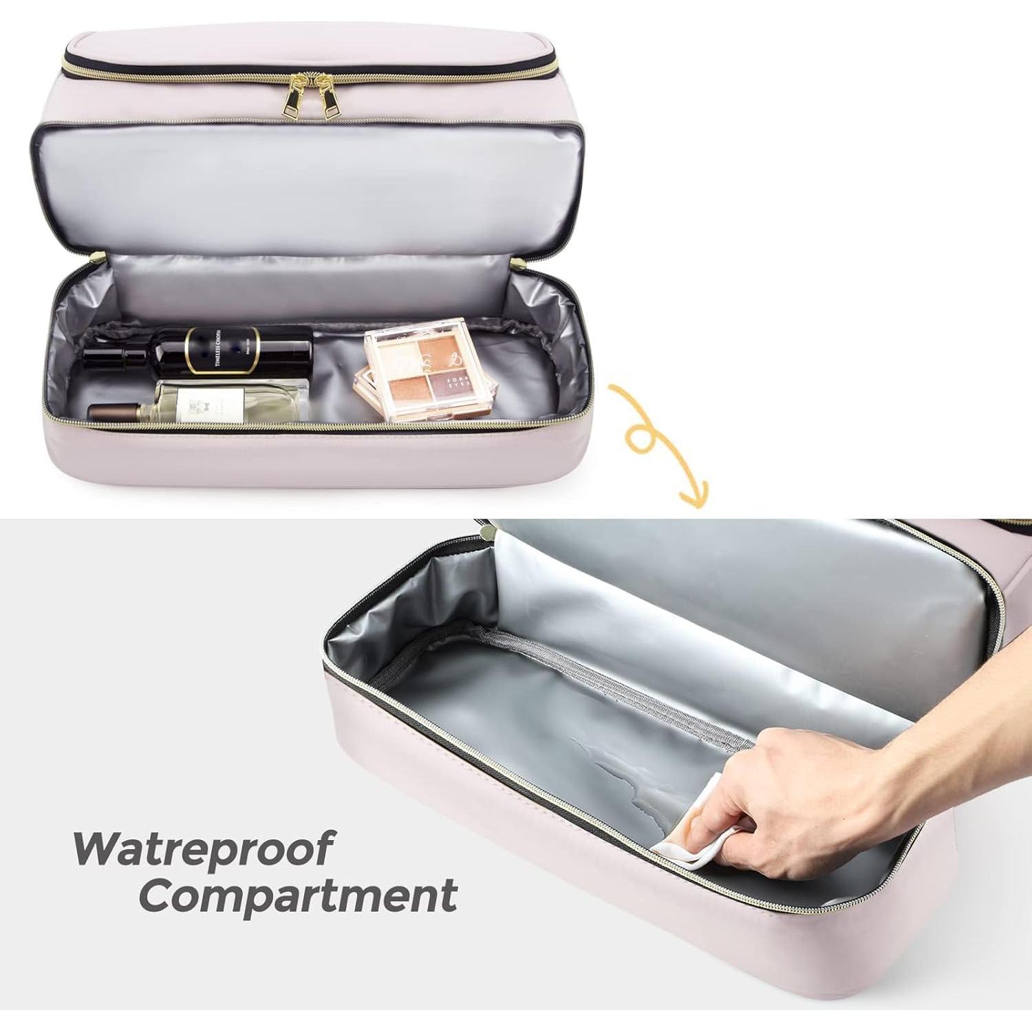 Funda de Viaje Doble Capa Pripher para Dyson Airwrap Rosa