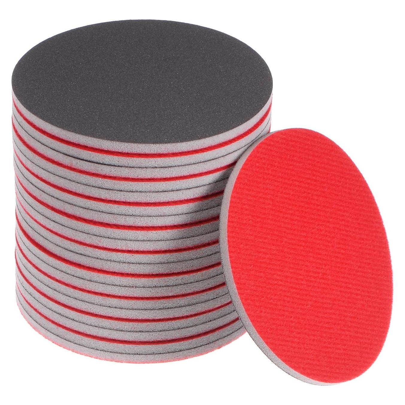 Discos de Lijado Esponja 600 Granos uxcell 5 Pulgadas 20 Pcs