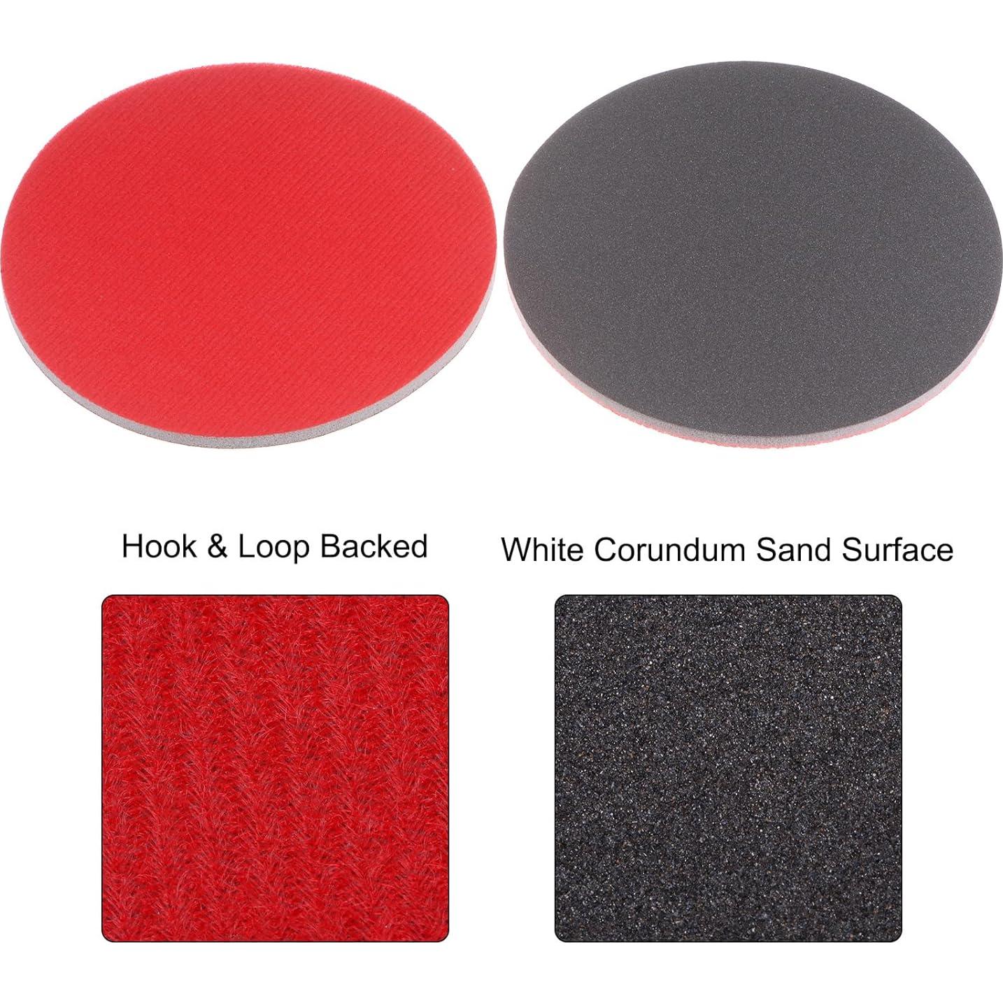 Discos de Lijado Esponja 600 Granos uxcell 5 Pulgadas 20 Pcs