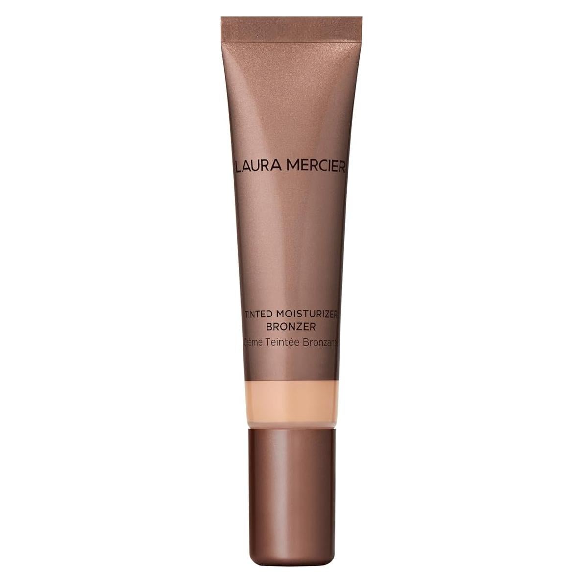 Laura Mercier Tinted Moisturizer Bronzer: Long Lasting Sheer Cream Bronzer, Weightless, Buildable Coverage, 12 HR Hydrating Wear, Non-Comedogenic, 6 Shades for All Skin Tones
