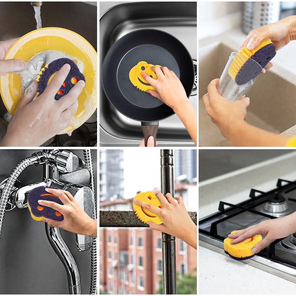 Esponjas de Limpieza Multifuncionales SmilePowo 12 Piezas
