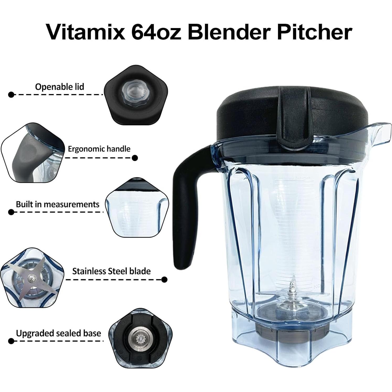 Jarra de Reemplazo Vitamix 64oz Senlee Bajo Perfil