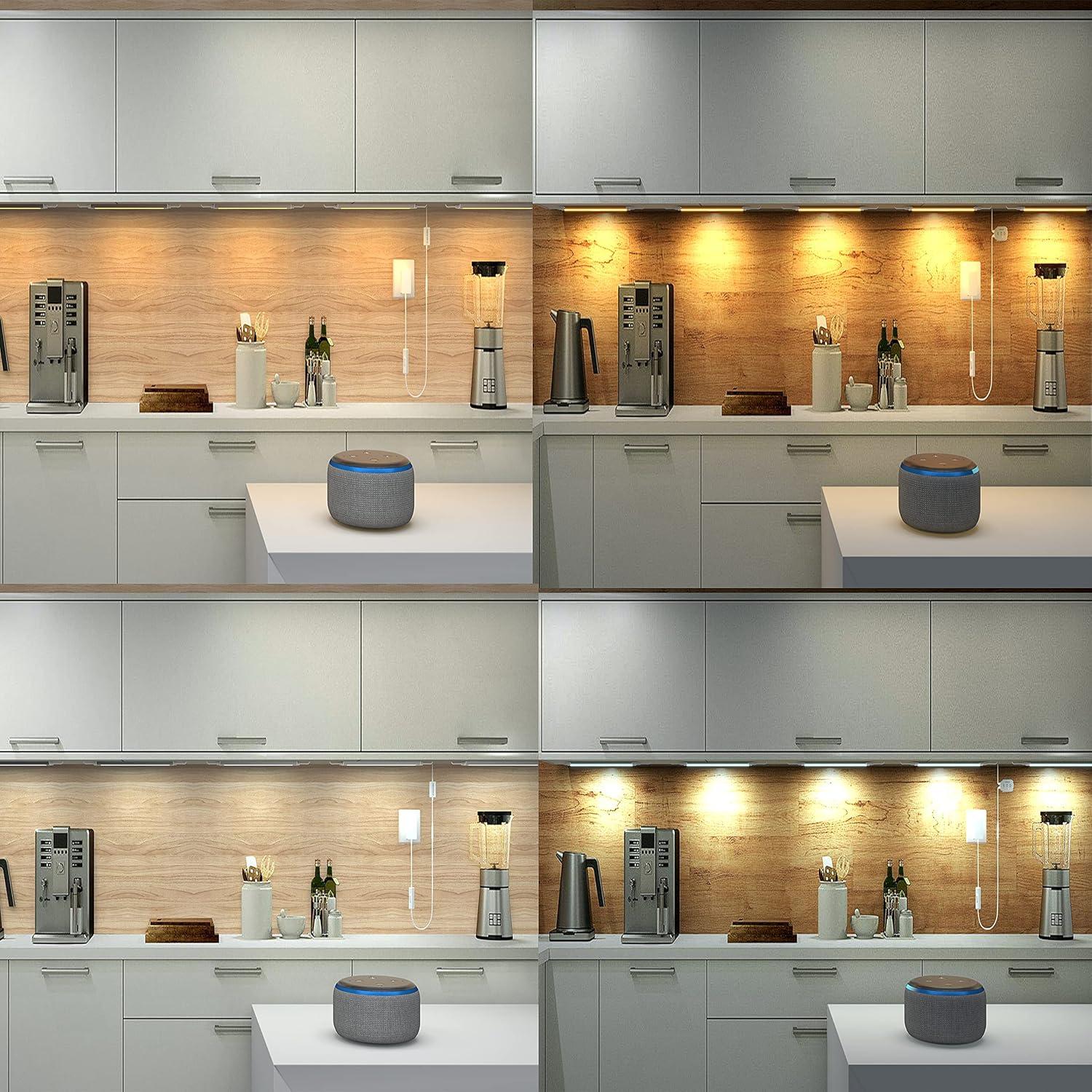 Luces Inteligentes LED LAMPAOUS Kit de 3 para Gabinete