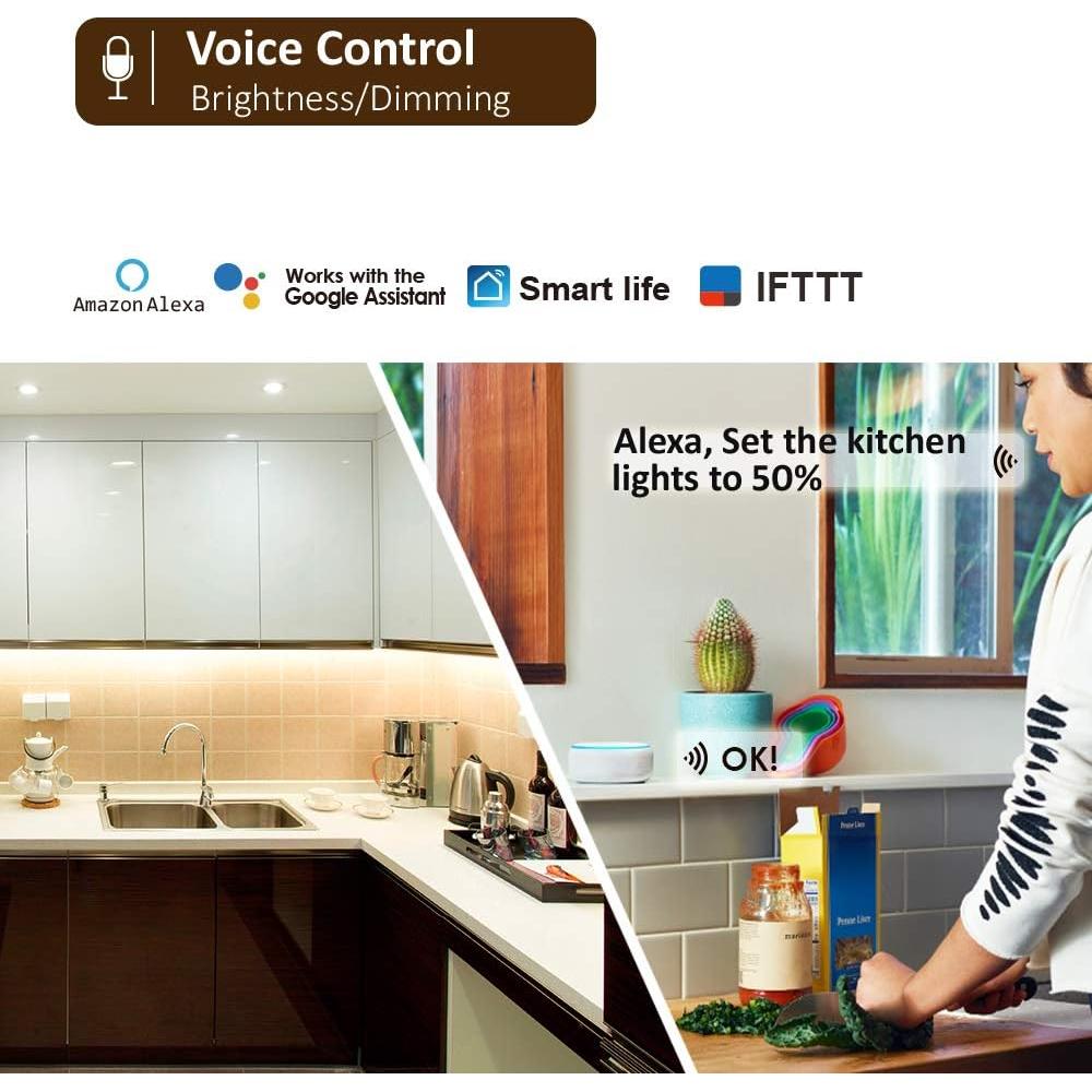 Luces Inteligentes LED LAMPAOUS Kit de 3 para Gabinete