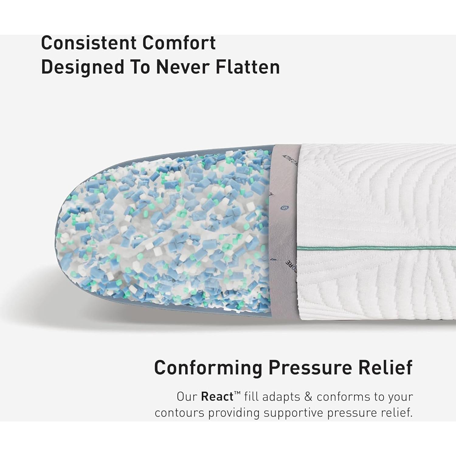 Almohada Firme Bedgear Nivel Abrazo para Durmientes de Lado