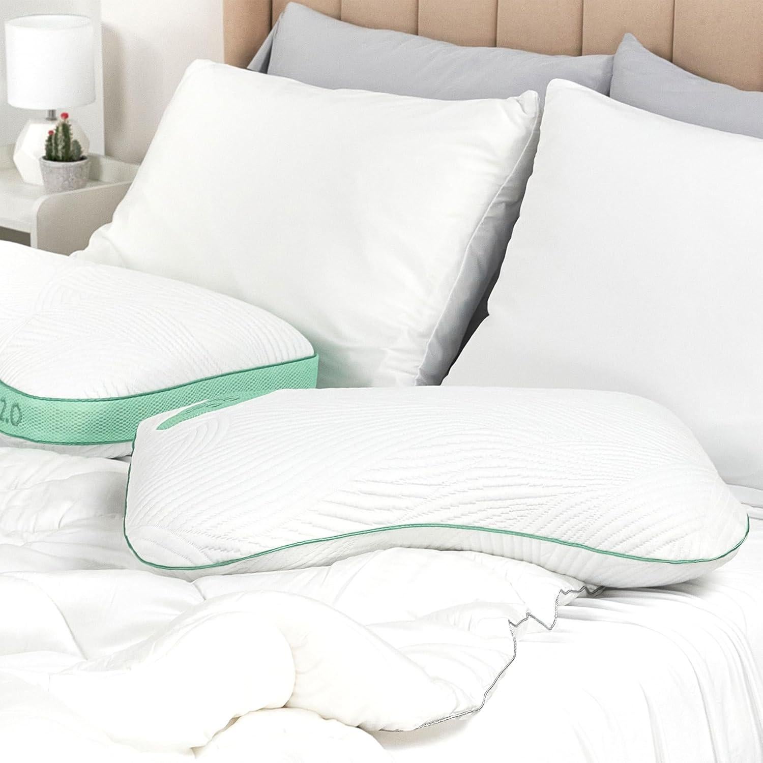 Almohada Firme Bedgear Nivel Abrazo para Durmientes de Lado