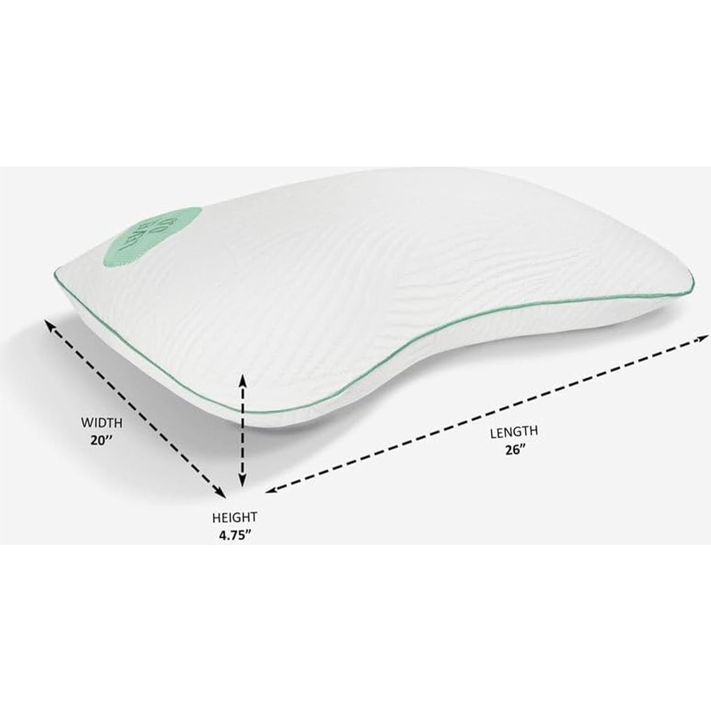 Almohada Firme Bedgear Nivel Abrazo para Durmientes de Lado