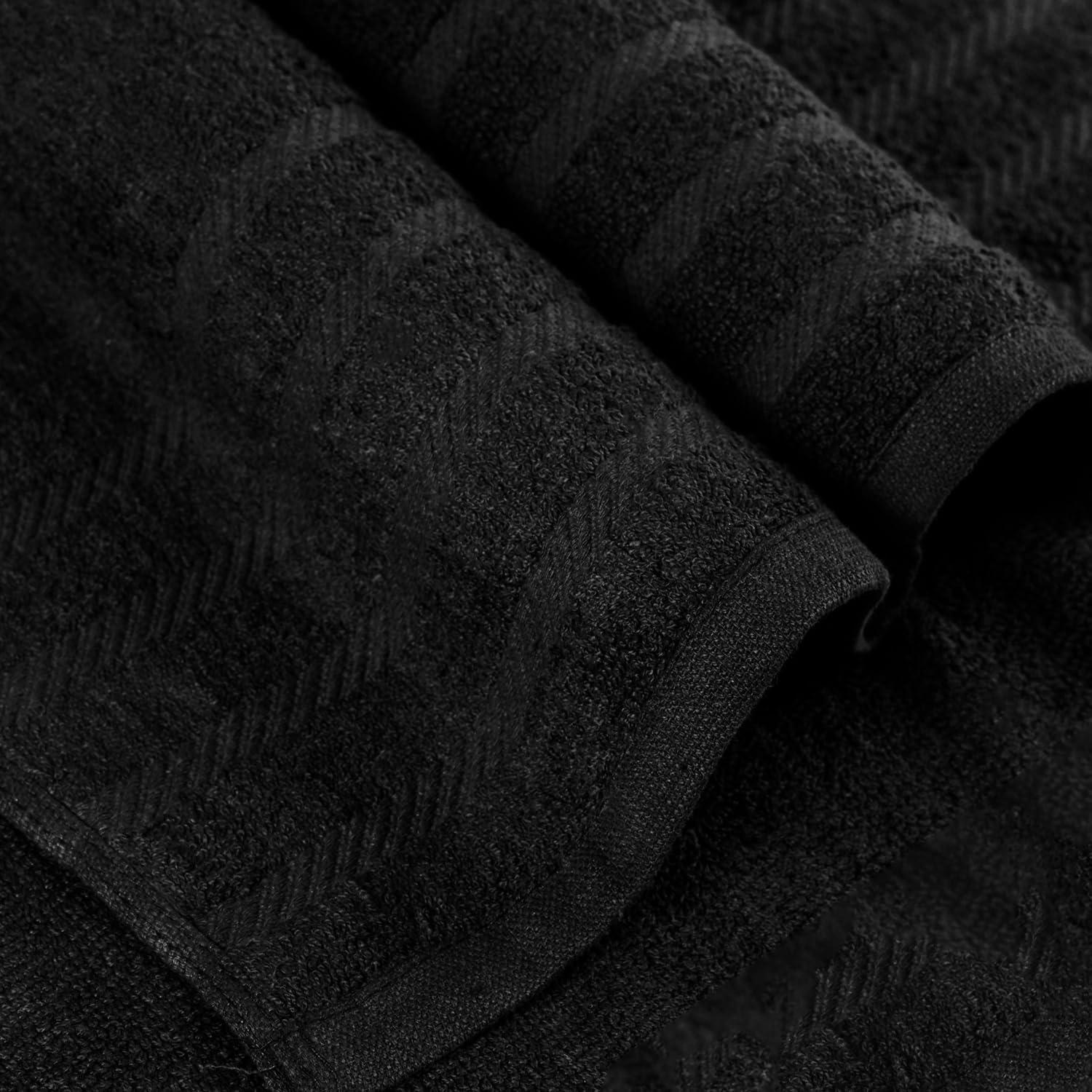 Toallas de Baño TOALLA 30x60 cm Paquete 6 Color Negro