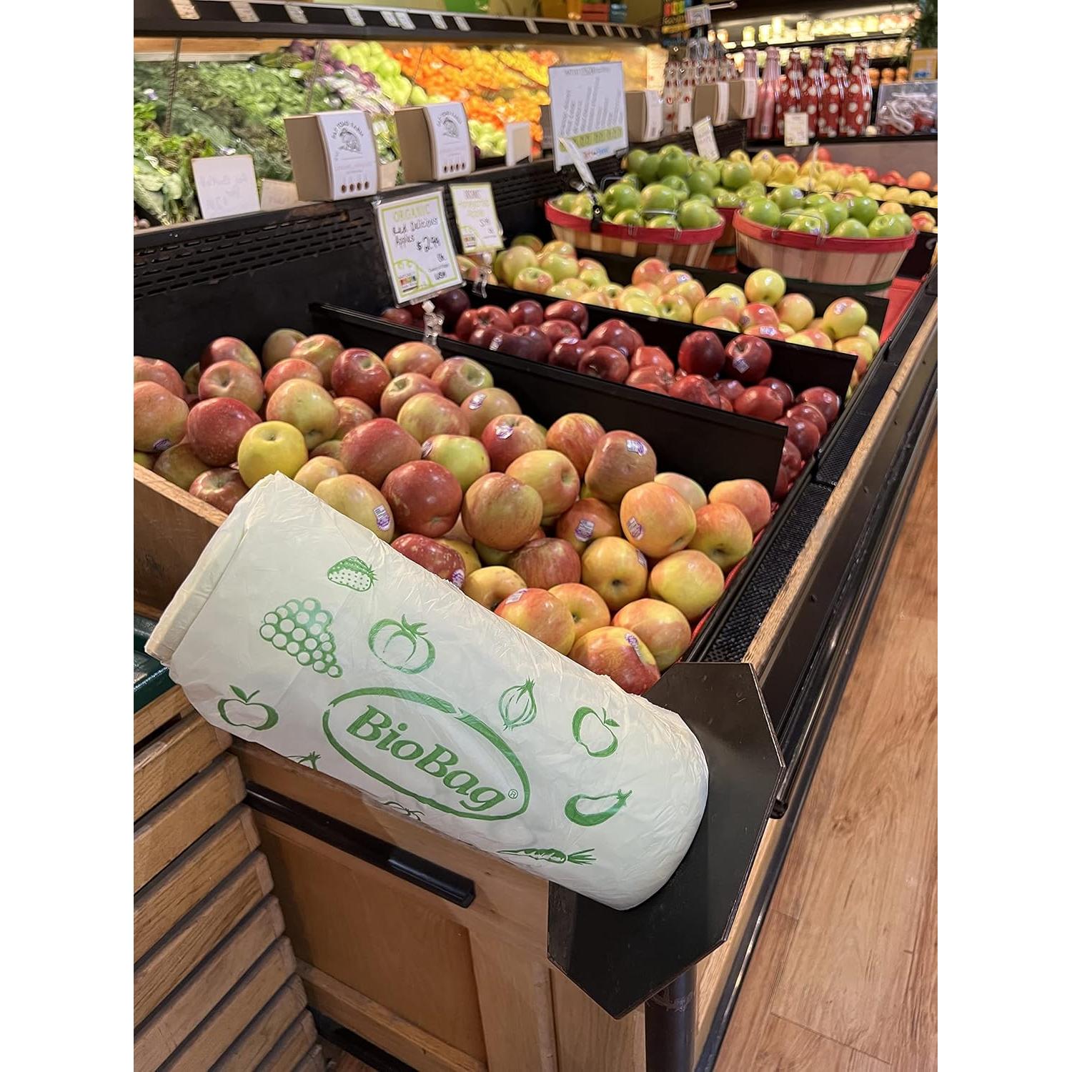 BioBag 100% Compostable 28x43 cm 2000 Bolsas para Abarrotes