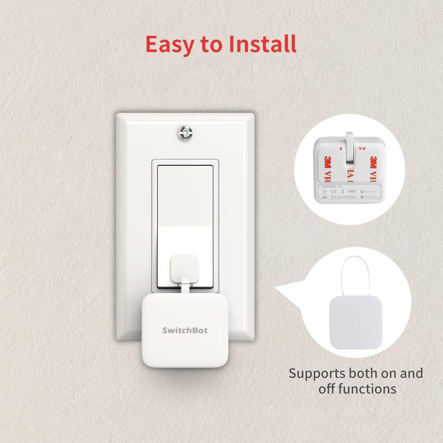 Interruptor Inteligente SwitchBot S1 - Control Remoto y APP