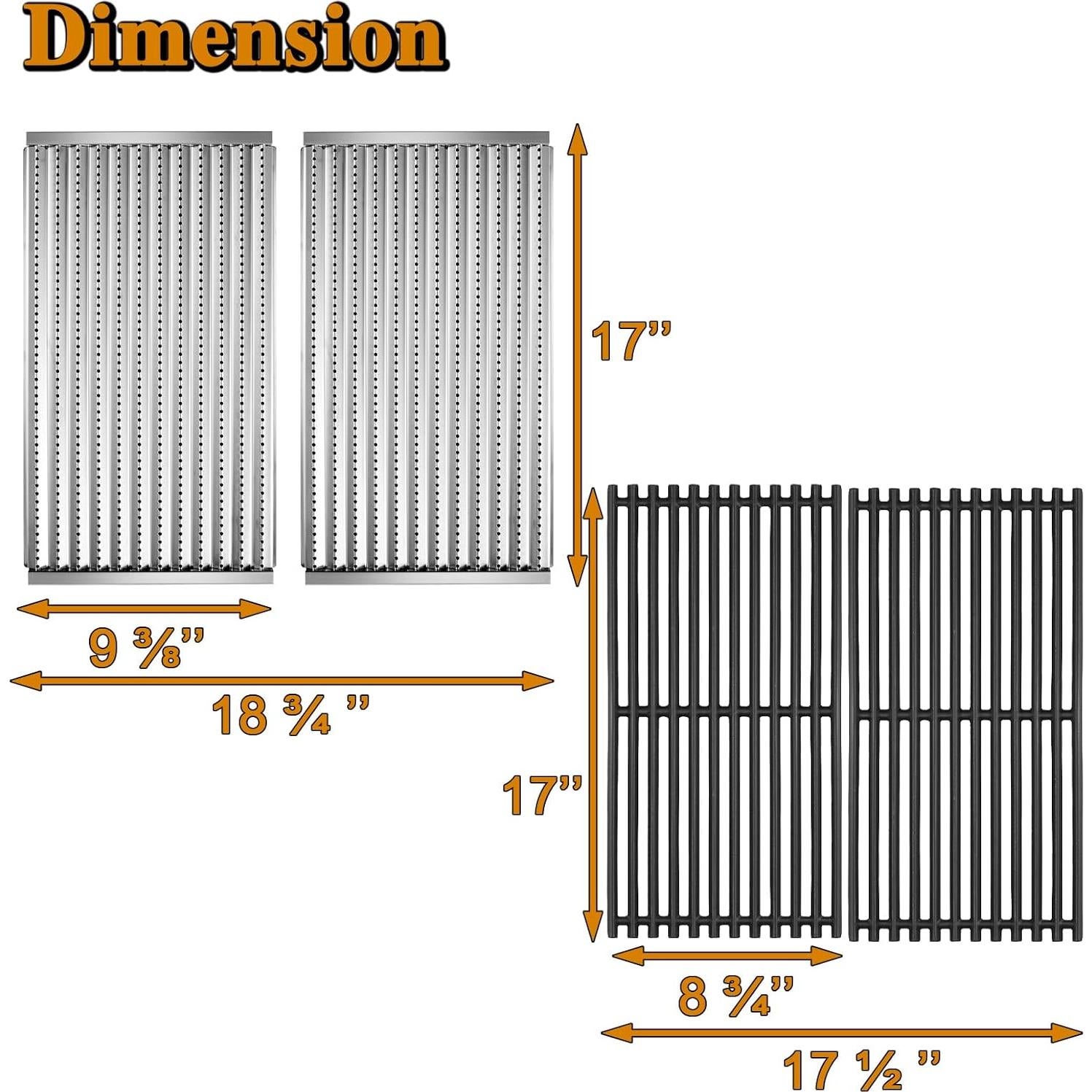Piezas de Repuesto Parrilla Charbroil 2 Quemadores G369-0030-W2