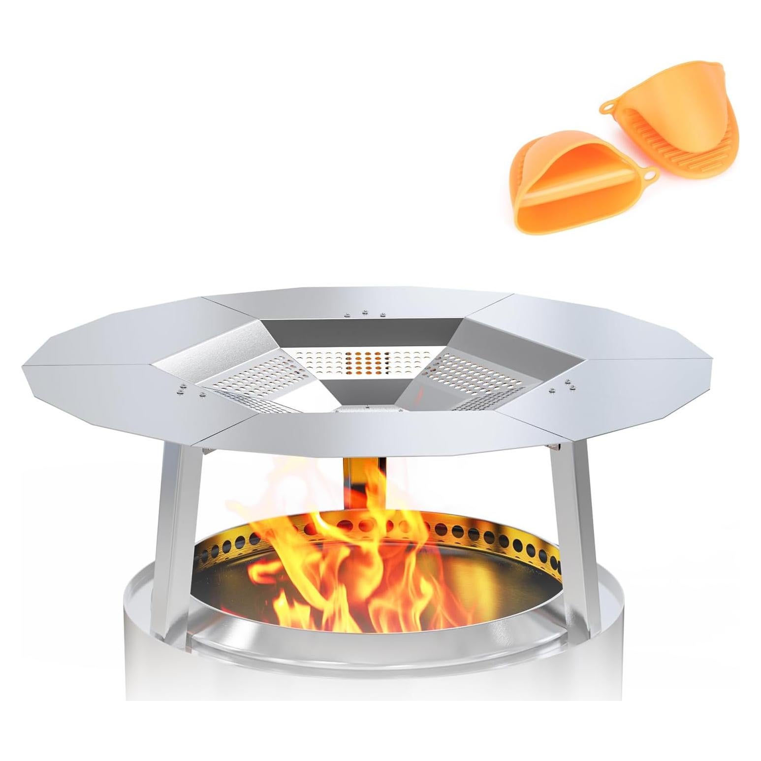 Deflector de Calor LS'BABQ para Fogata Solo Stove Ranger 15"