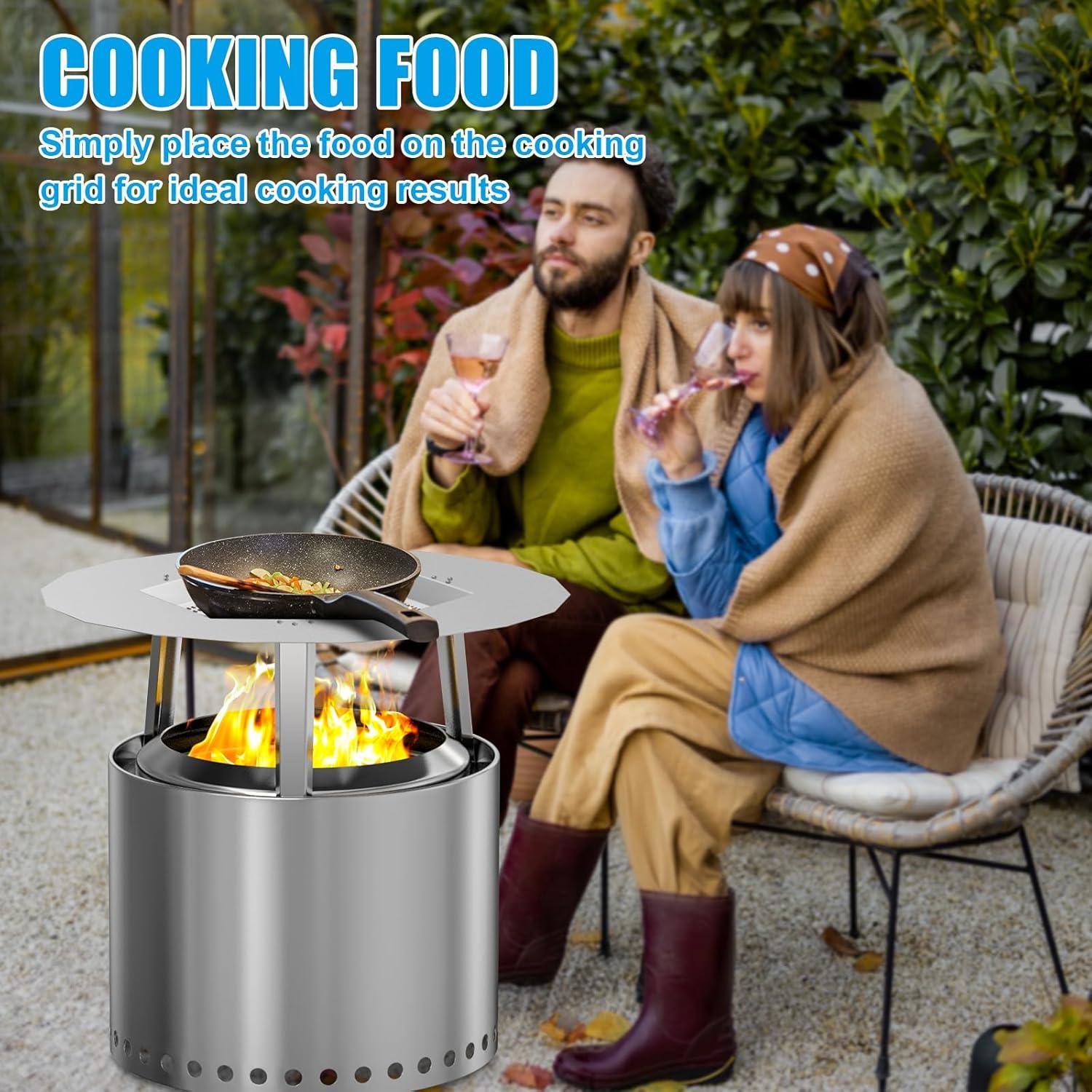 Deflector de Calor LS'BABQ para Fogata Solo Stove Ranger 15"
