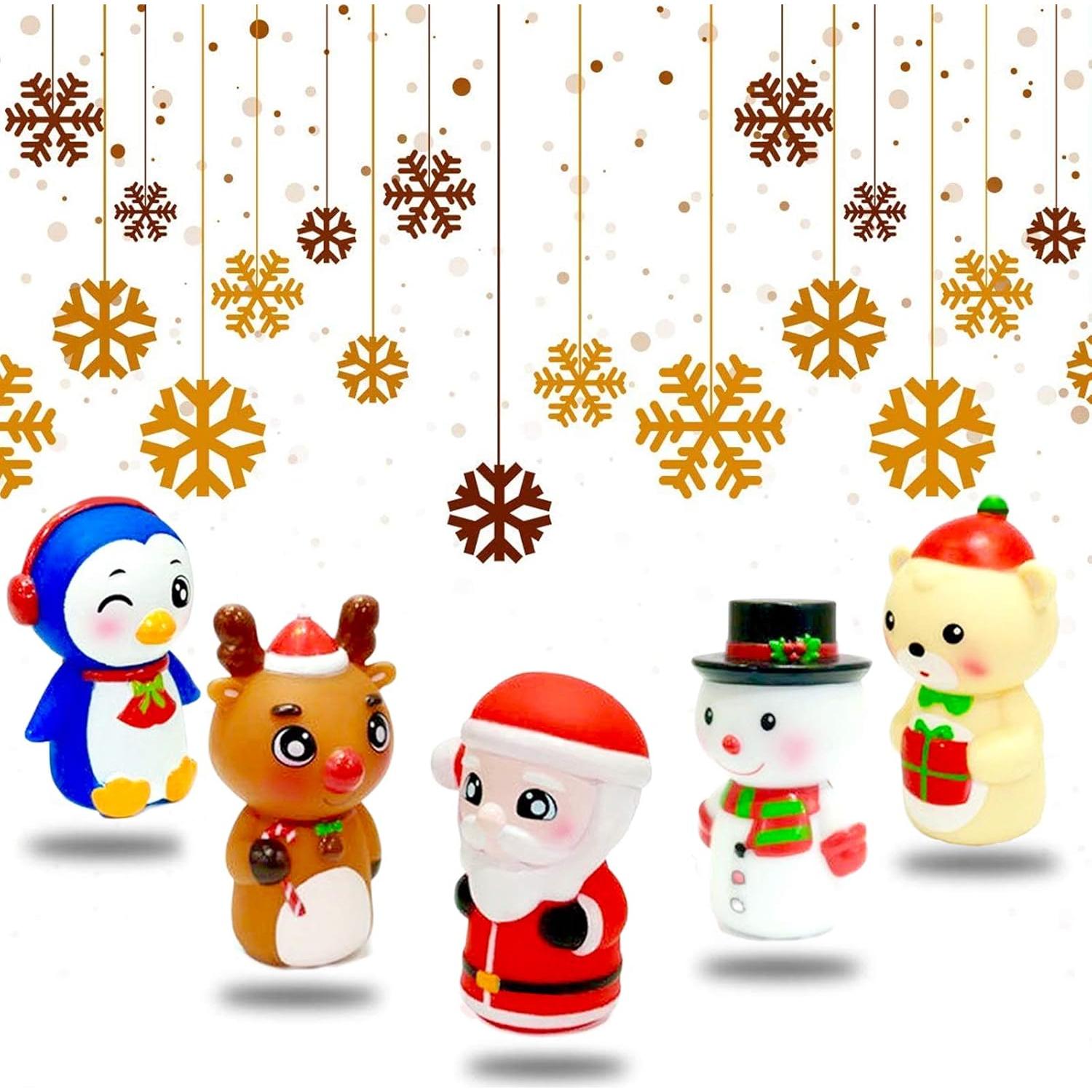 Marionetas de Dedo de Navidad WAHXIAOSW - 5 Piezas