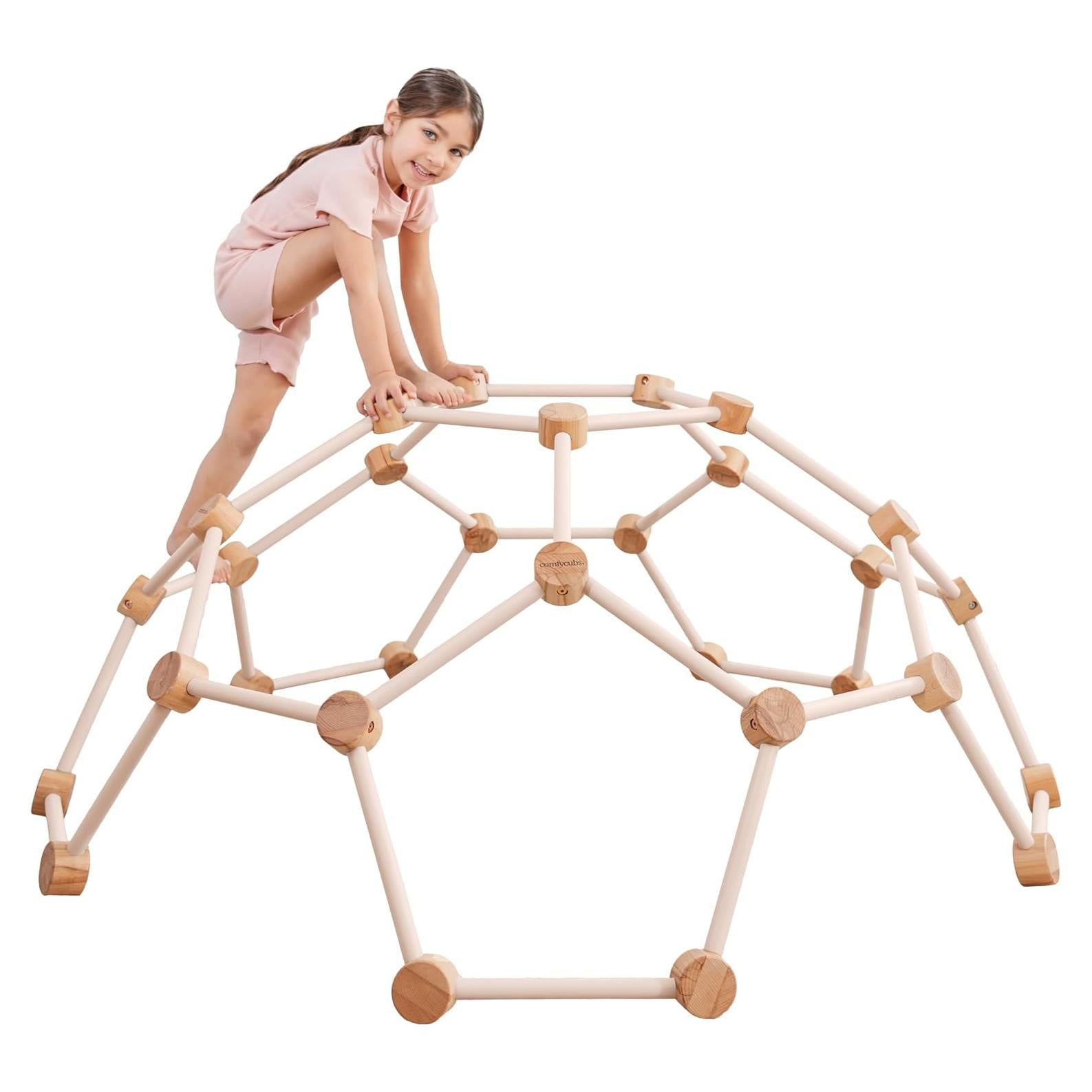 Gimnasio de Juego Comfy Cubs Rosa para Niños 3-6 Años