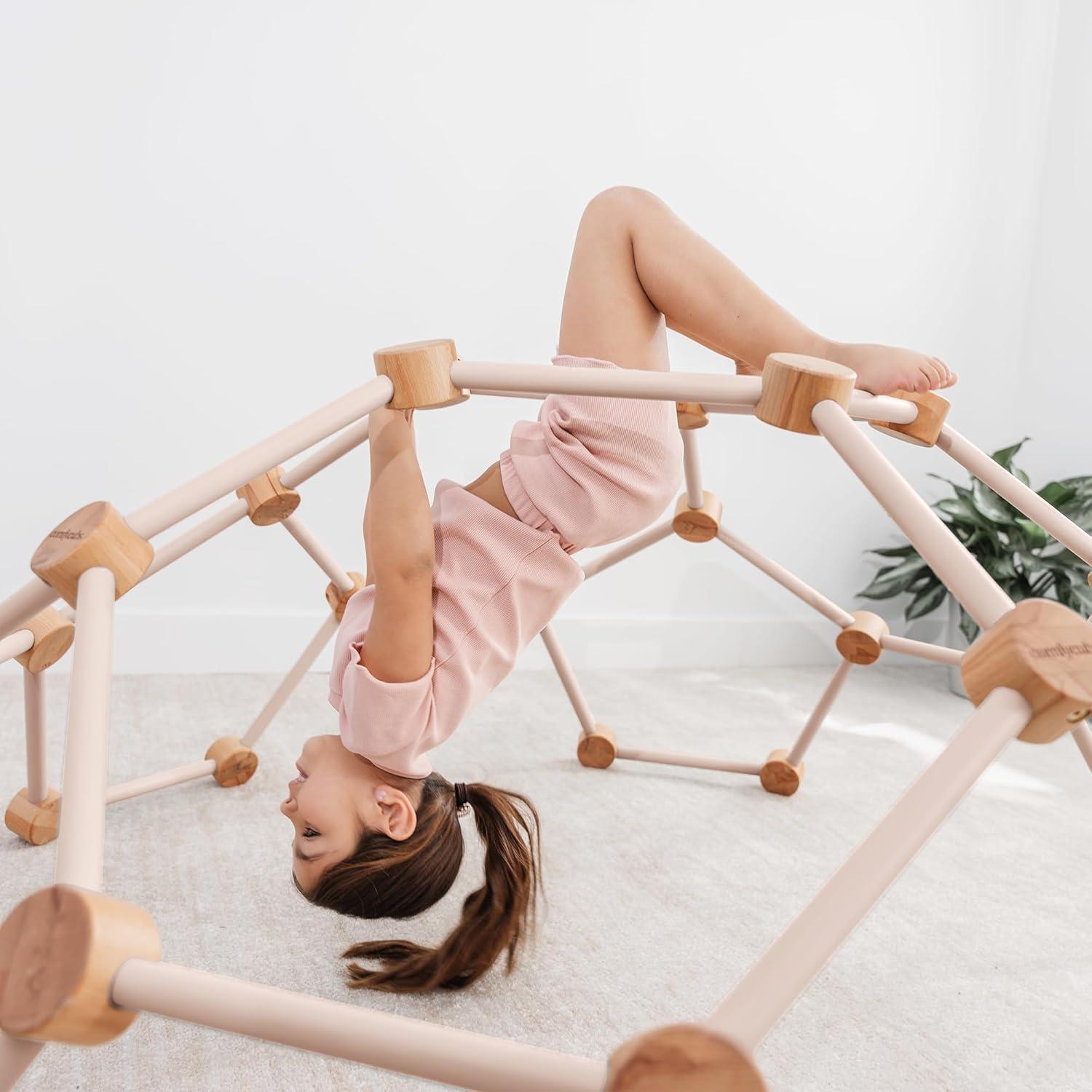 Gimnasio de Juego Comfy Cubs Rosa para Niños 3-6 Años