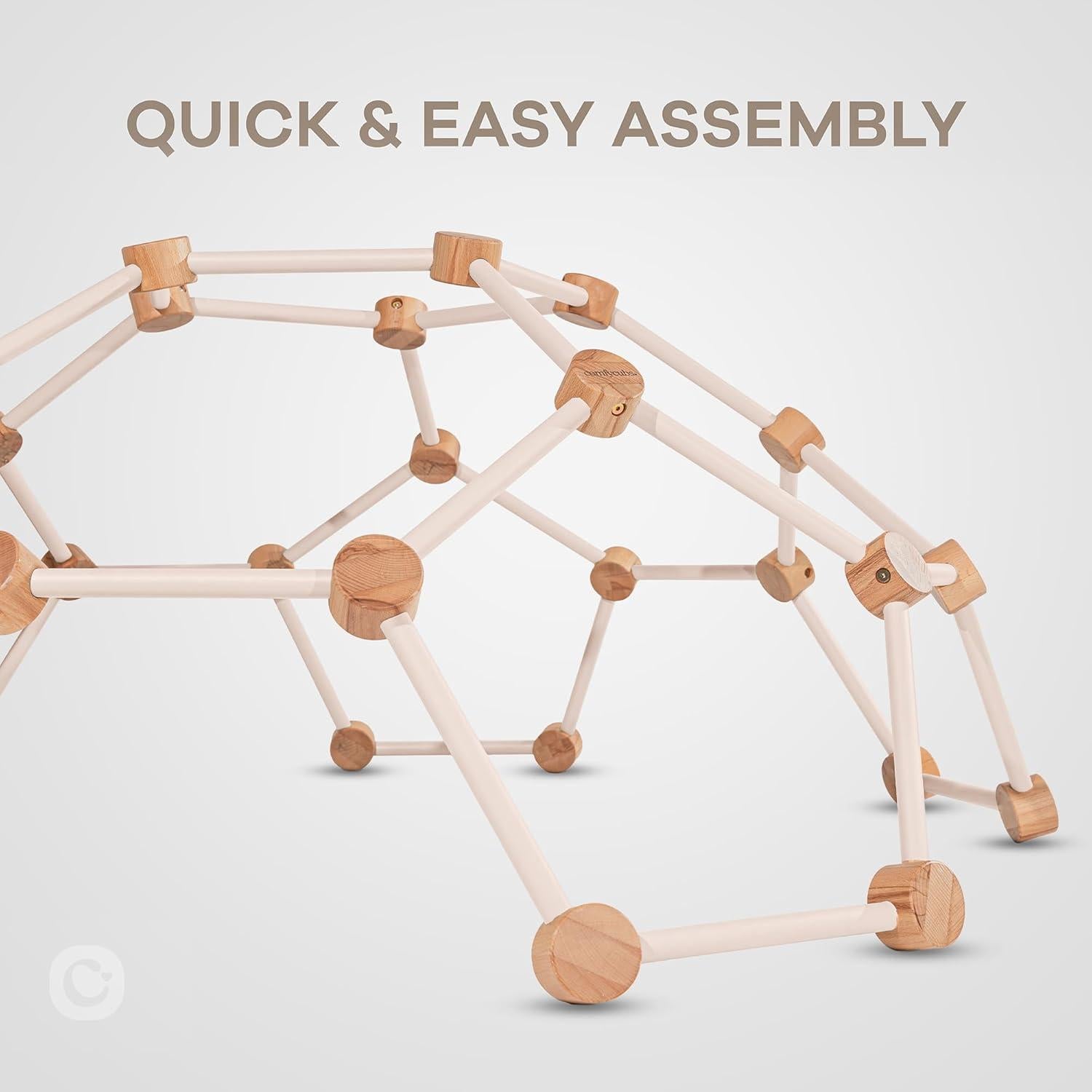 Gimnasio de Juego Comfy Cubs Rosa para Niños 3-6 Años