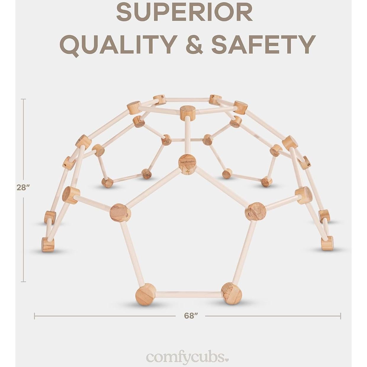 Gimnasio de Juego Comfy Cubs Rosa para Niños 3-6 Años