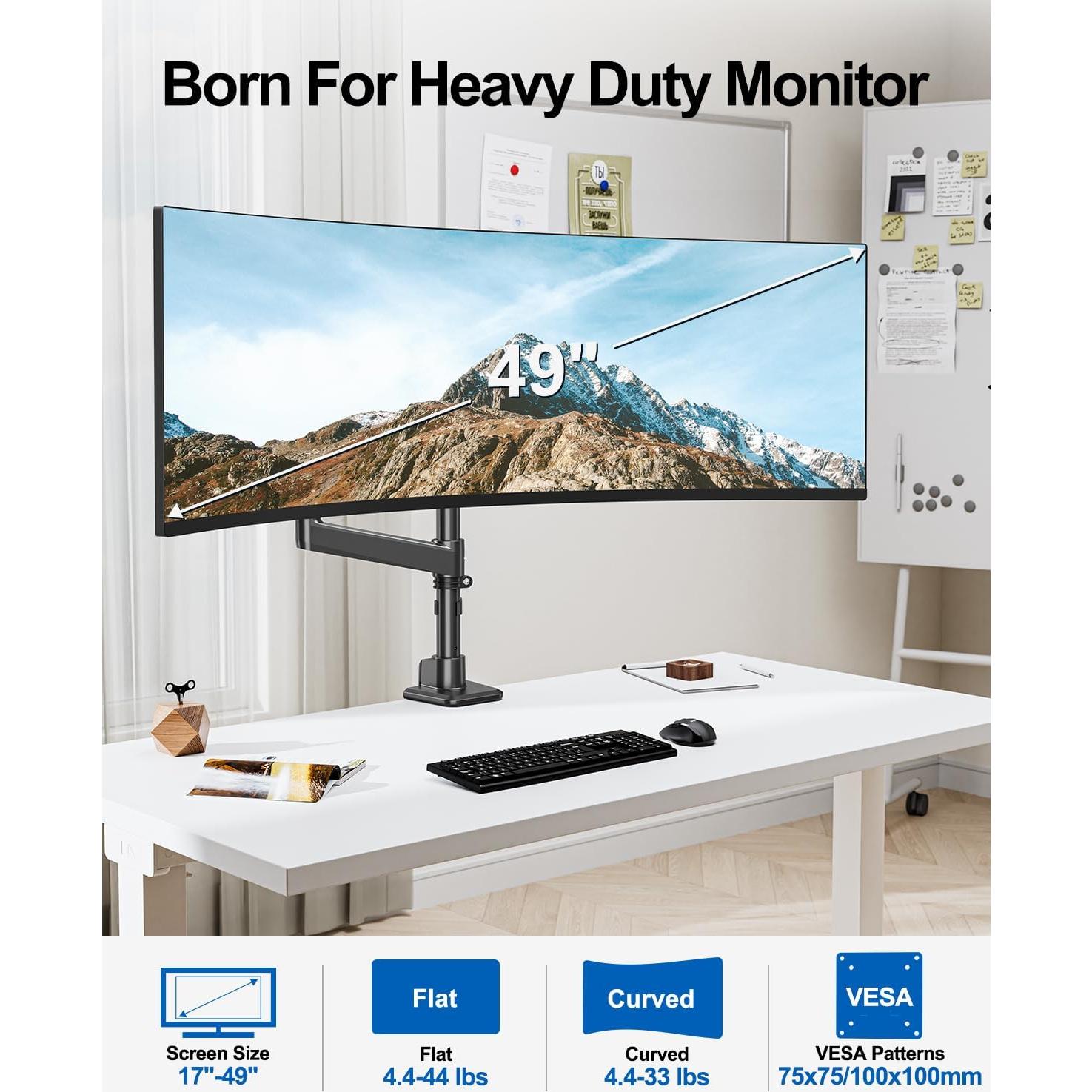 Soporte de Monitor ErgoFocus para Pantallas Ultrawide 49"
