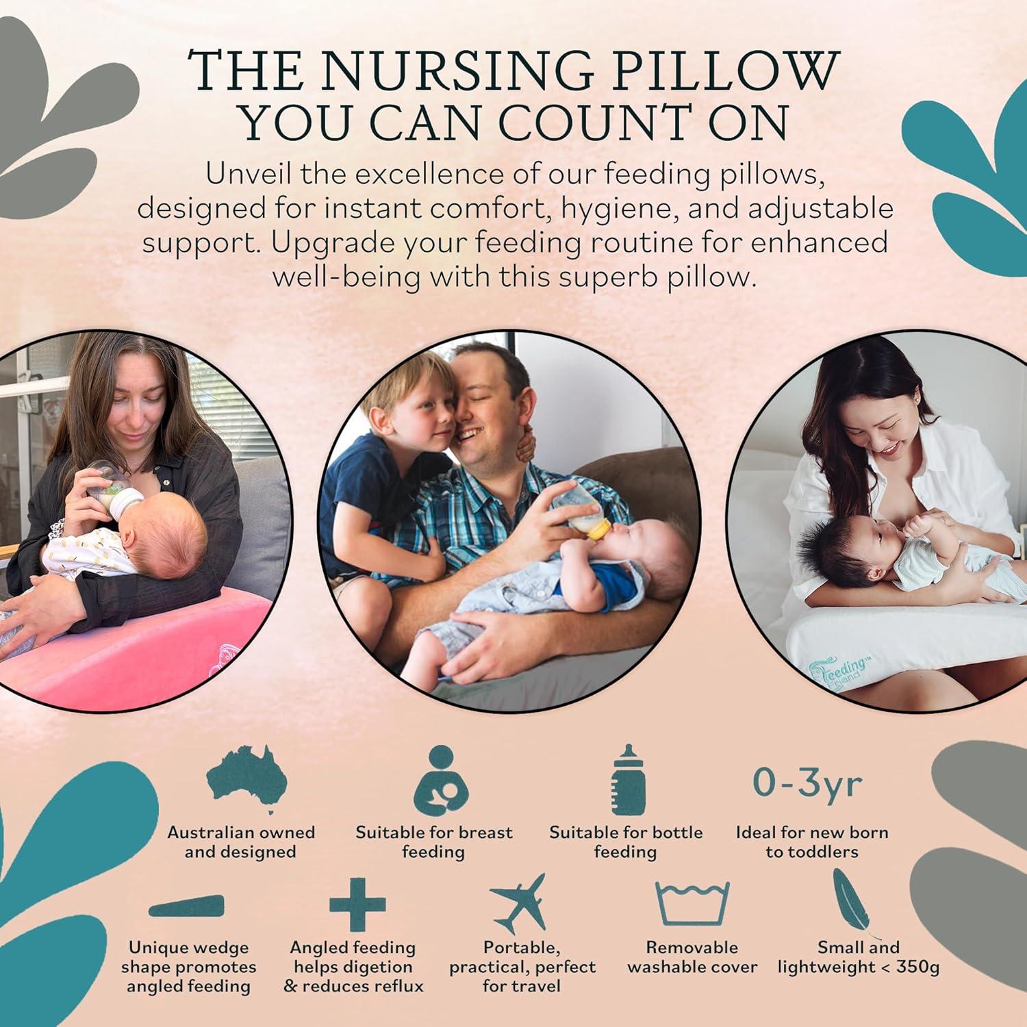 Almohada de Lactancia Amiga Gris - Soporte para Bebé 0-3 Años