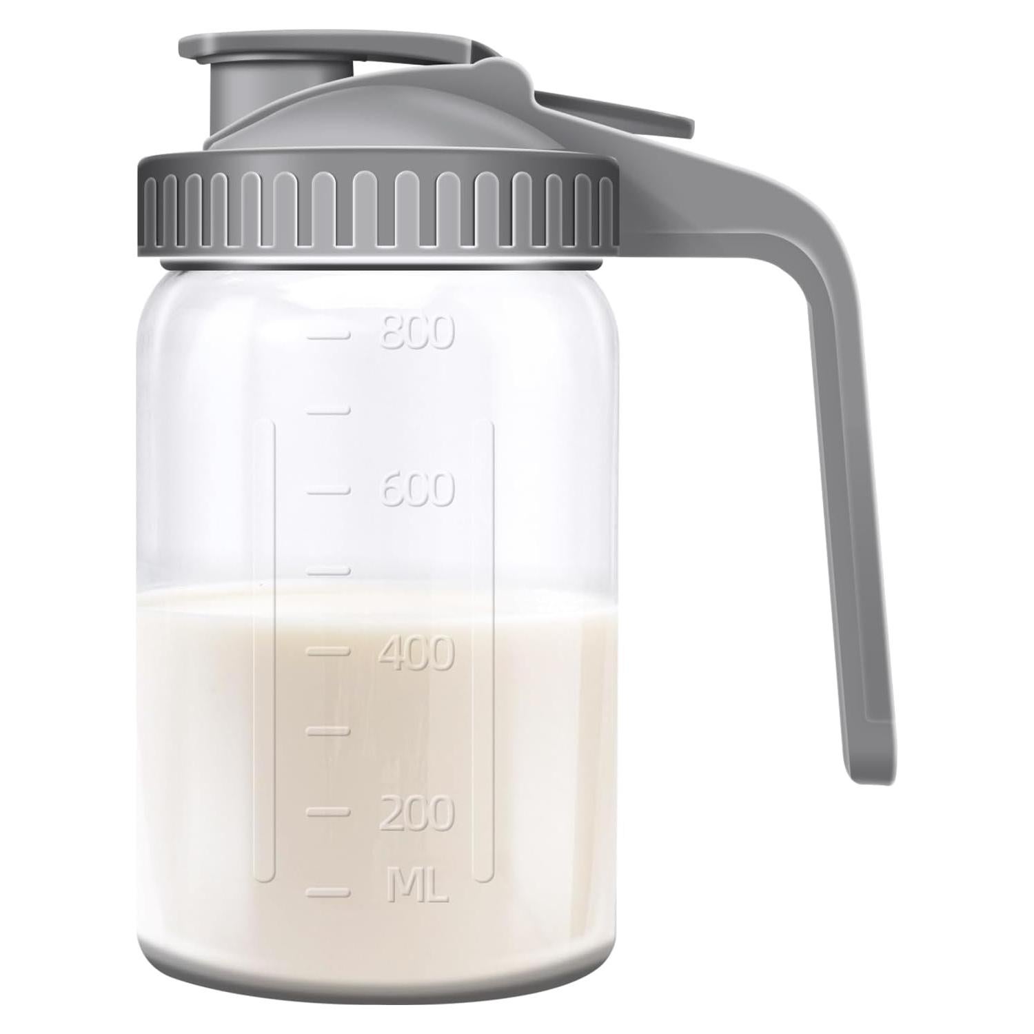 Jarra de Leche Materna OFDMNY 0.91L Vidrio Hermético con Tapa