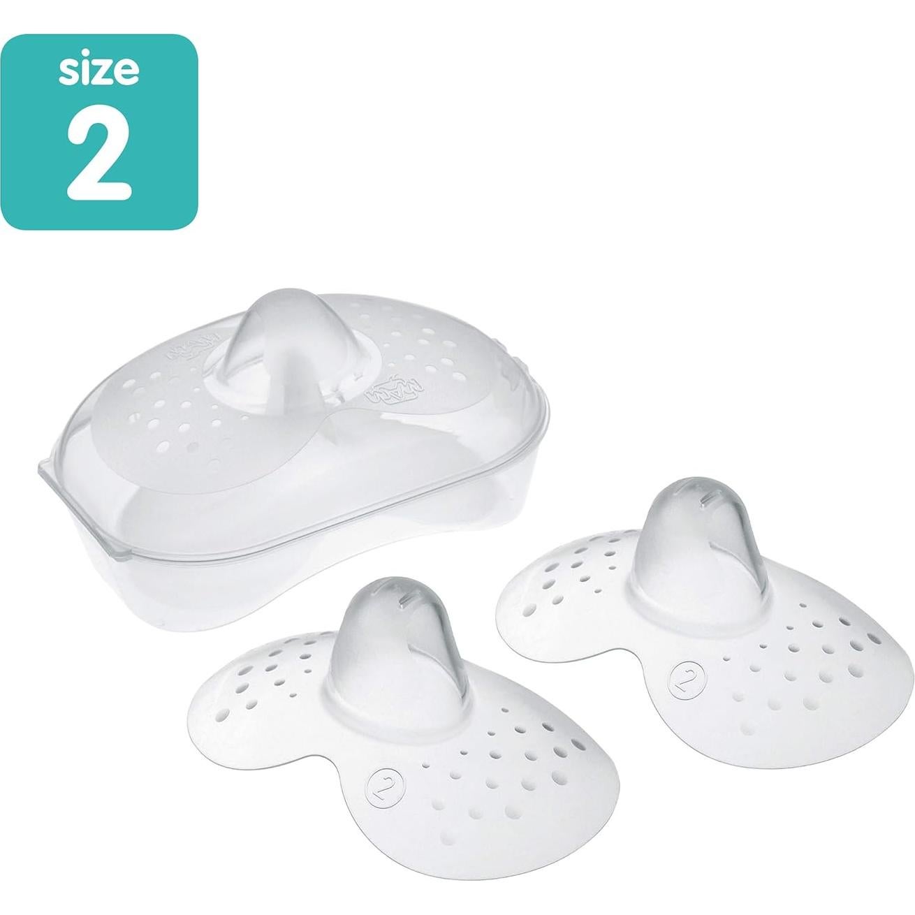 Protectores de Pezón MAM para Lactancia 4 Piezas Silicona