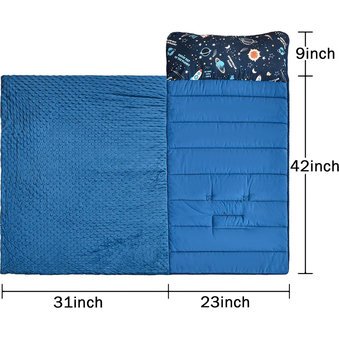 Colchoneta de Siesta Espacial MWMWMW para Niños con Almohada
