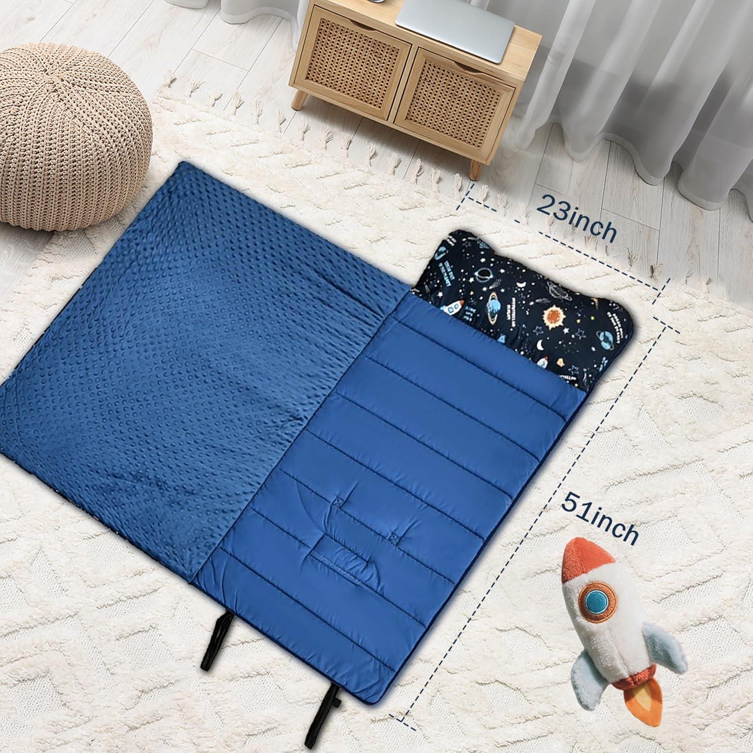 Colchoneta de Siesta Espacial MWMWMW para Niños con Almohada