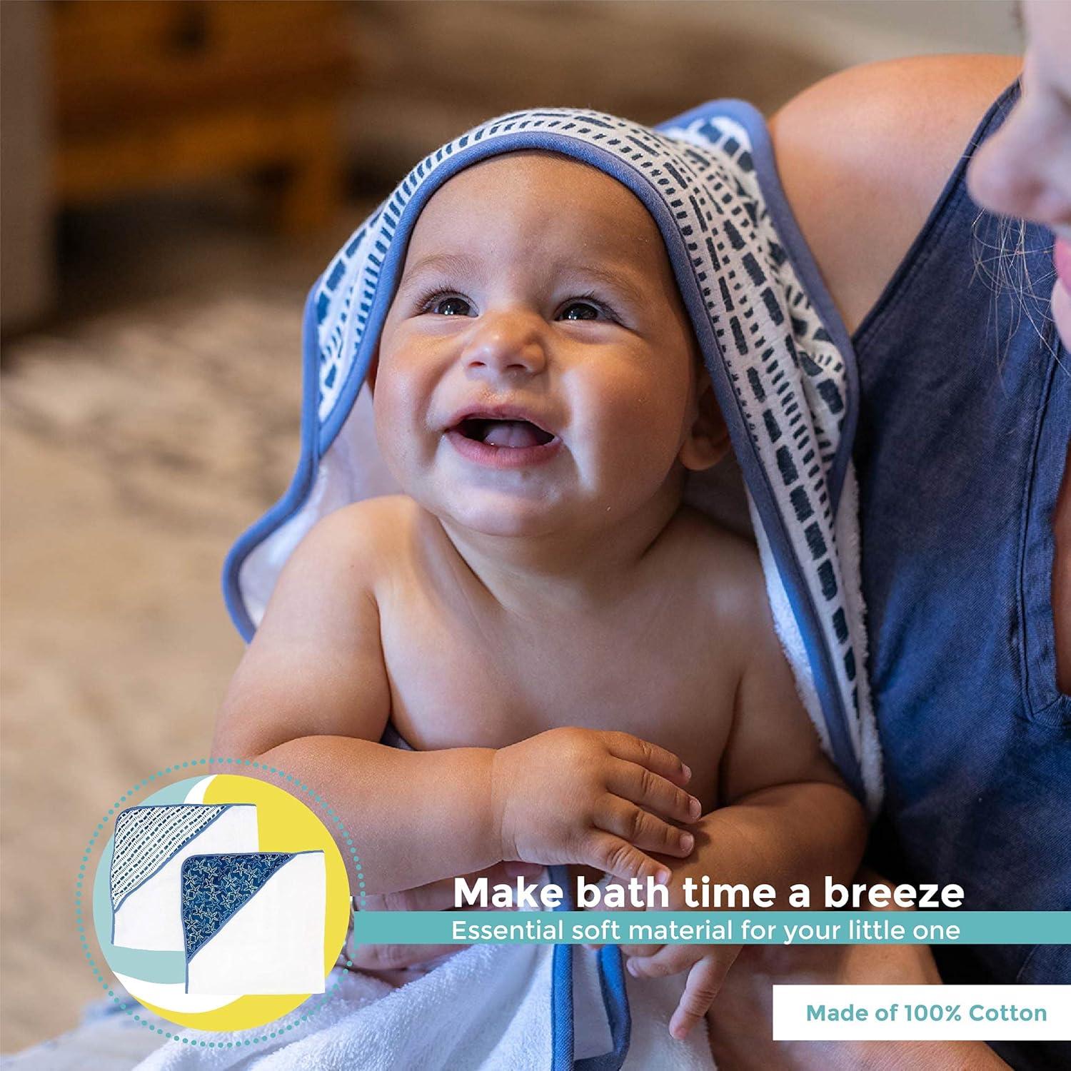 Toallas de Baño con Capucha Spasilk 2 Piezas Terry 76.2x76.2cm