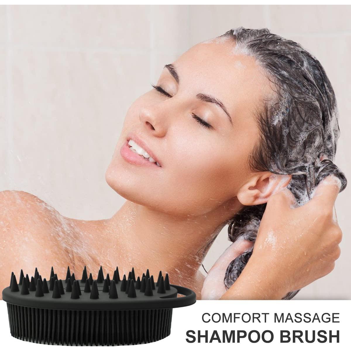 Esponja Corporal y Cepillo de Champú WETANG 2 en 1 Silicona