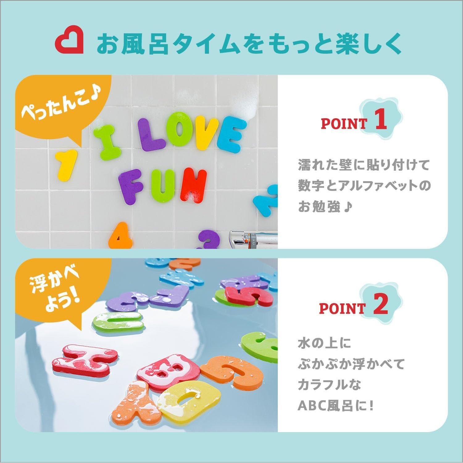 Juego de Té y Cupcake Munchkin Juguete de Baño + Letras y Números