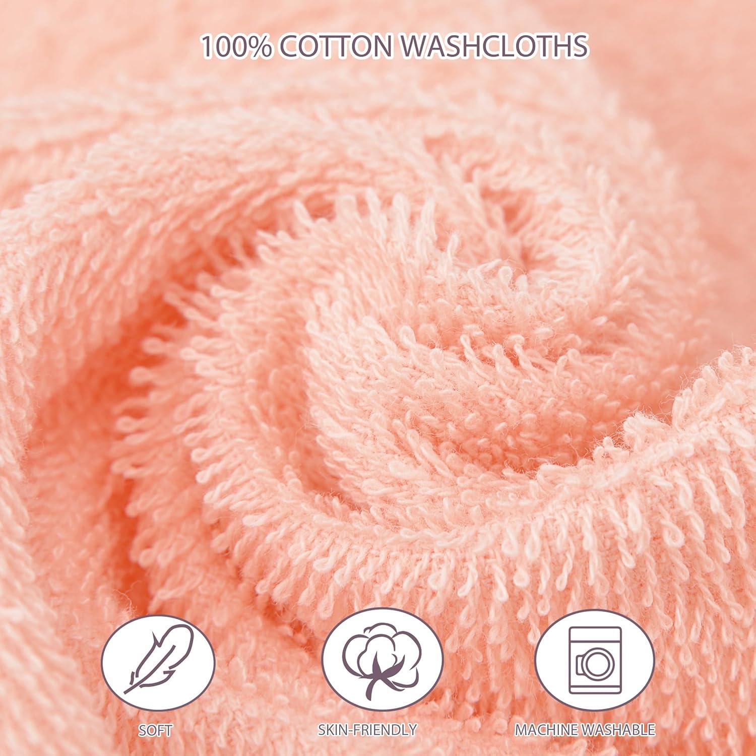 Toallitas para Bebés 100% Algodón BEBE FAVOUR - Paquete de 4