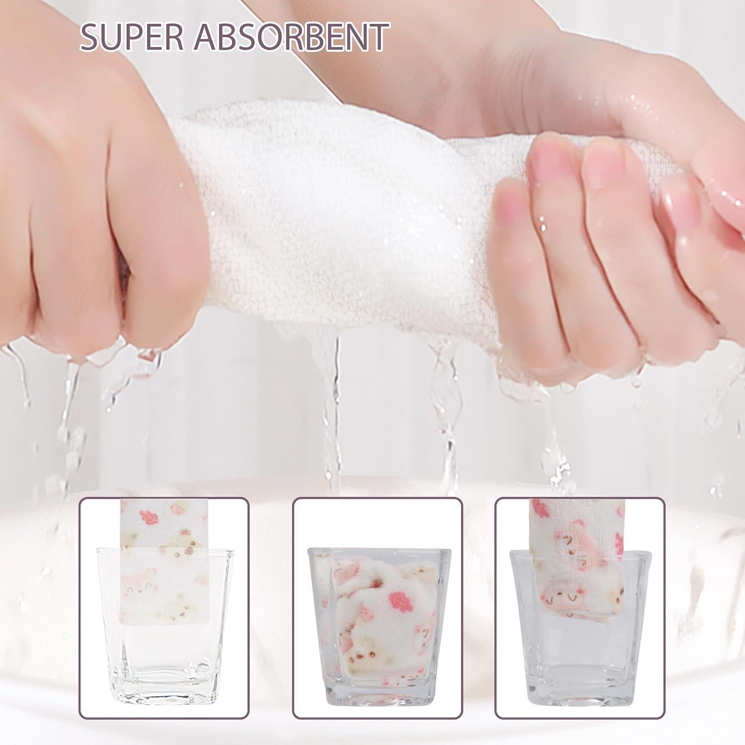 Toallitas para Bebés 100% Algodón BEBE FAVOUR - Paquete de 4