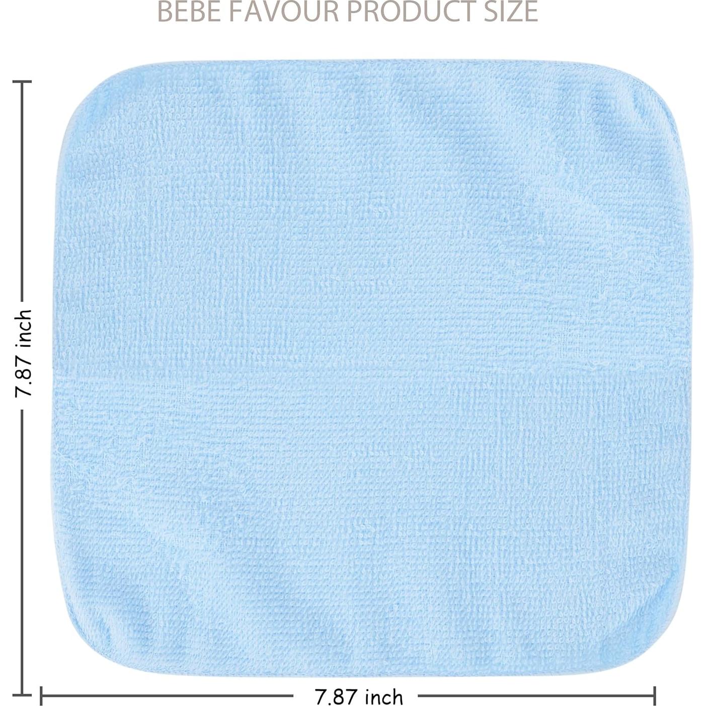 Paquete de 12 Toallitas de Algodón BEBE FAVOUR 19.8x19.8 cm