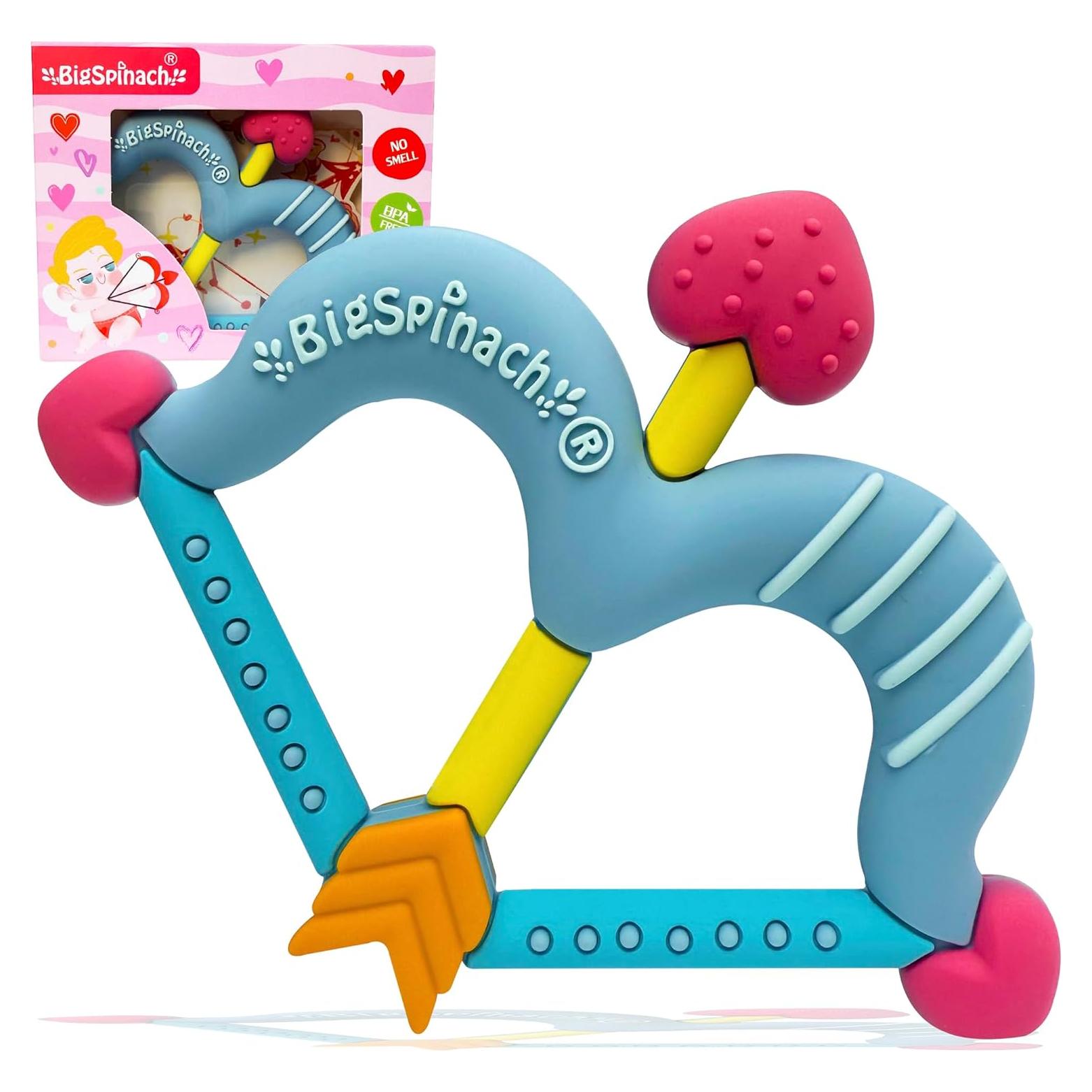 Mordedor de Silicona Corazón Azul para Bebés - Cupido