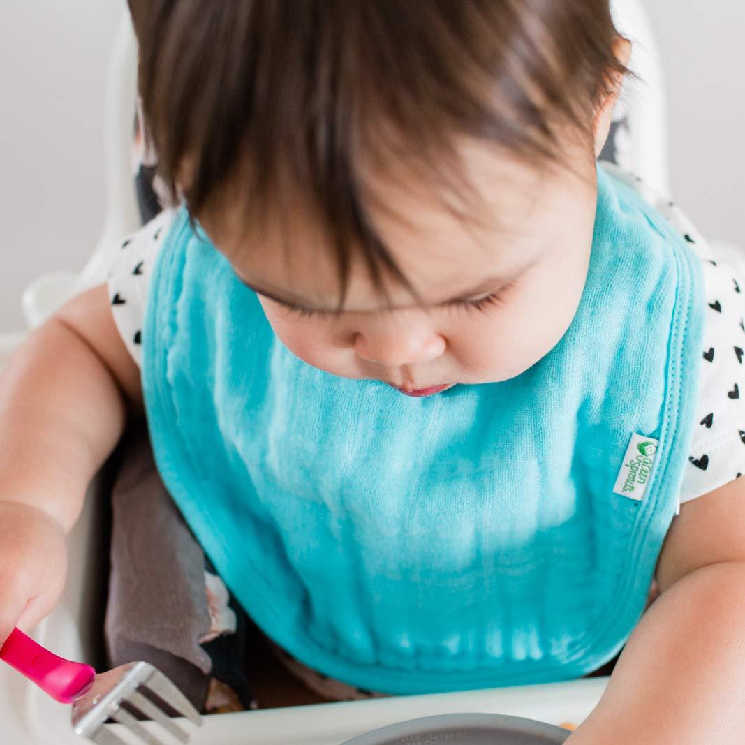 Baberos de Muselina de Algodón Orgánico Green Sprouts 0-12 meses