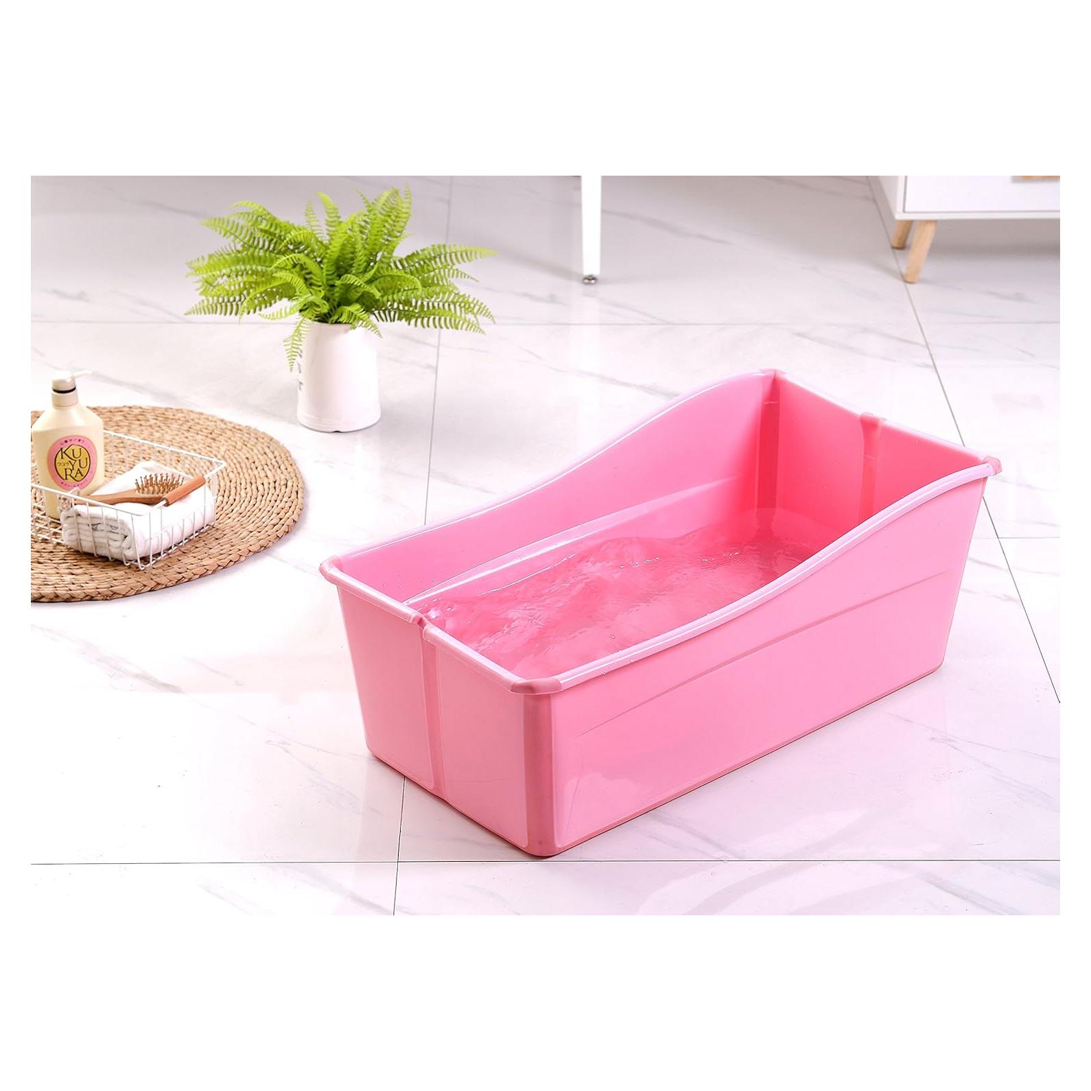 Bañera Portátil para Bebés Ganen Rosa Plegable 2.08 kg