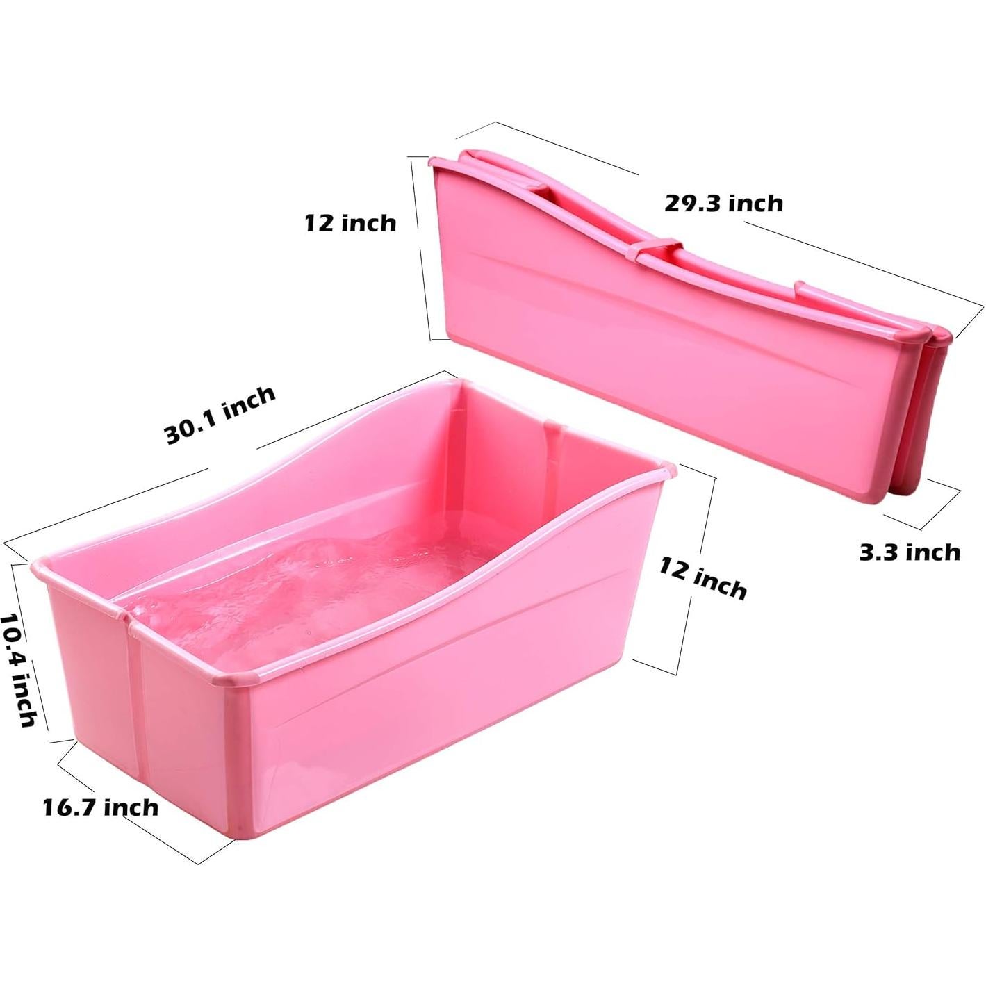 Bañera Portátil para Bebés Ganen Rosa Plegable 2.08 kg