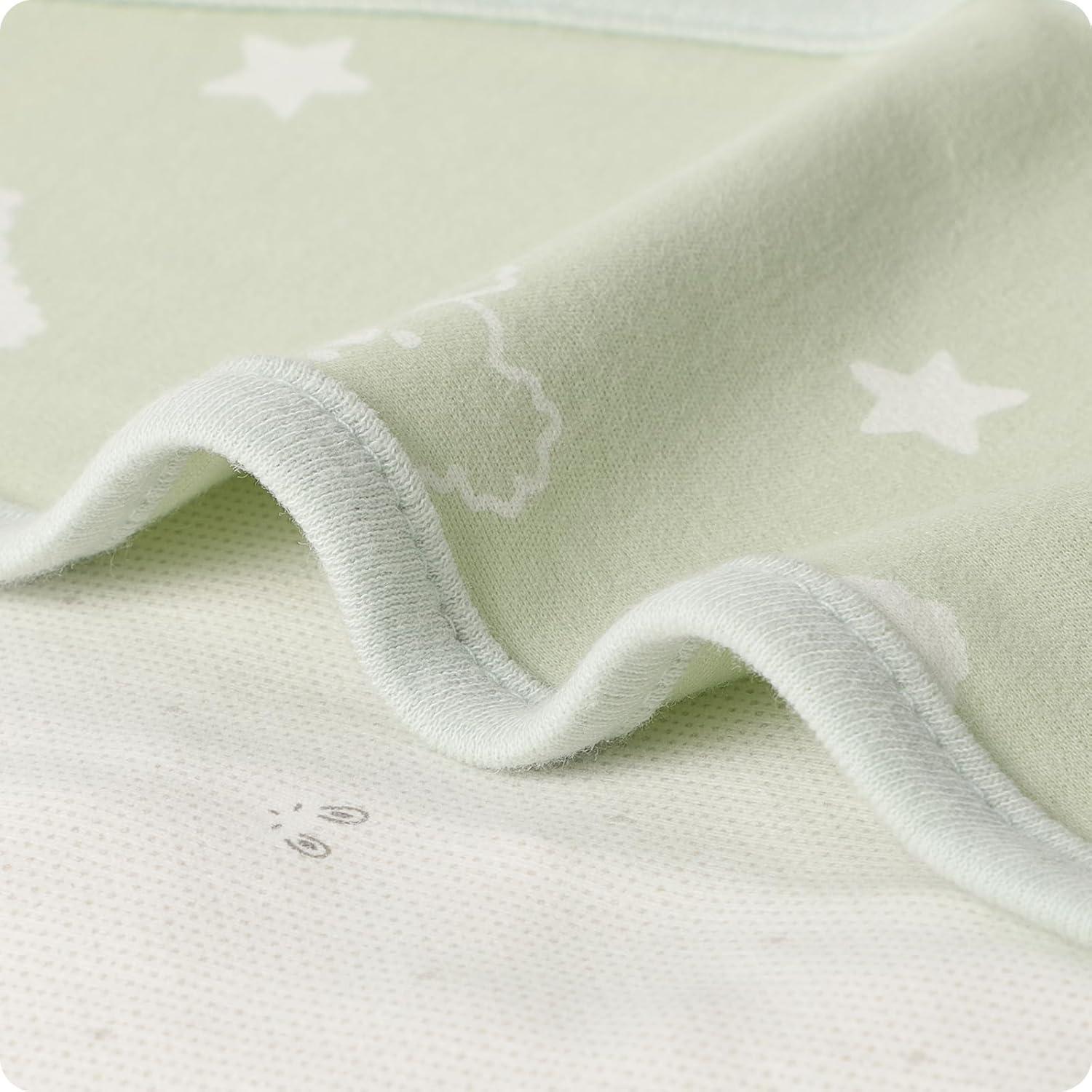 Correa de Abrazo Knirose para Bebés 0-6 Meses Algodón Verde