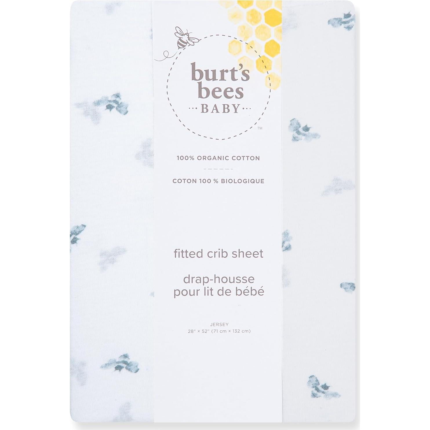 Sábana Ajustable Burt's Bees Baby Algodón Orgánico 71x132 cm