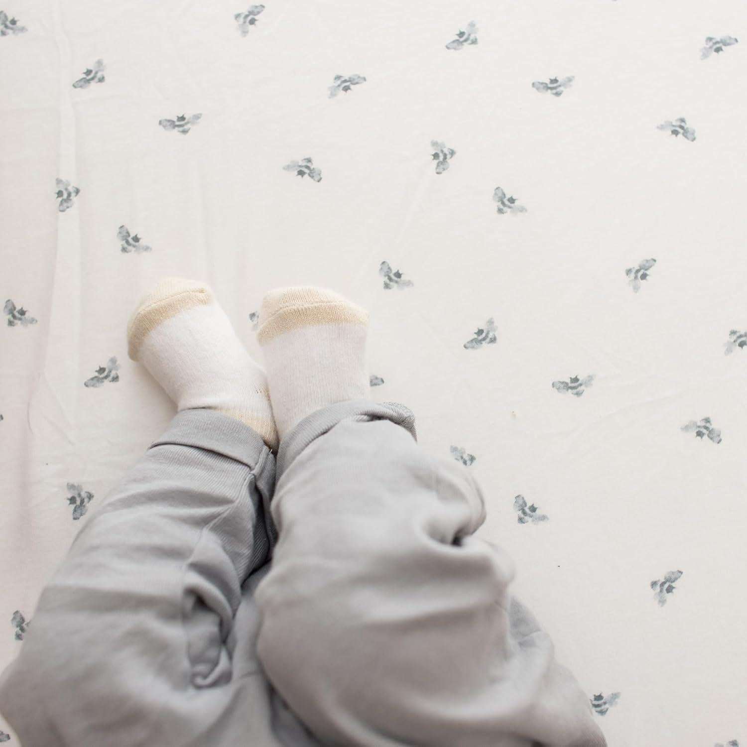 Sábana Ajustable Burt's Bees Baby Algodón Orgánico 71x132 cm