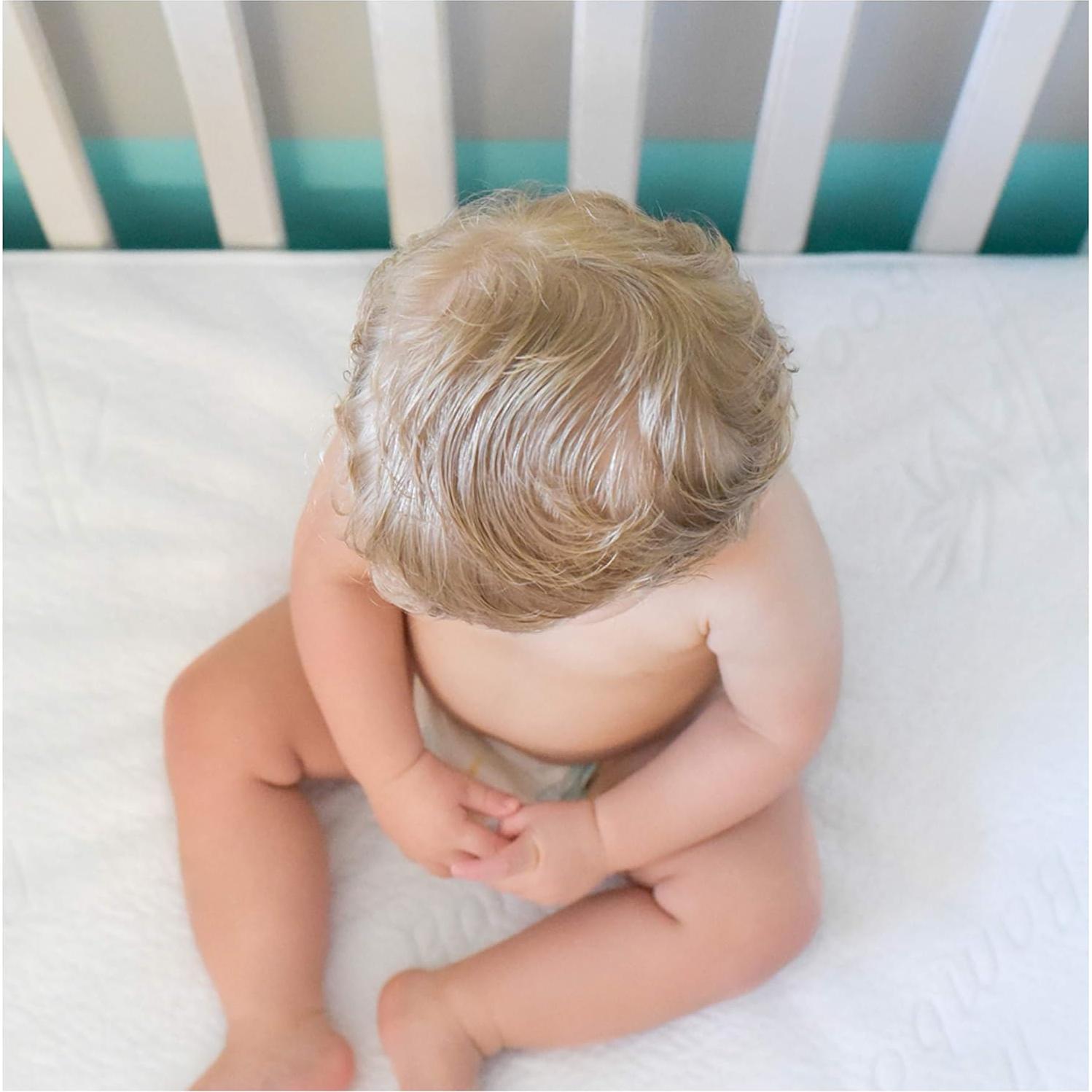 Protector de Colchón de Cuna Natural Snuggles 132x71 cm Impermeable