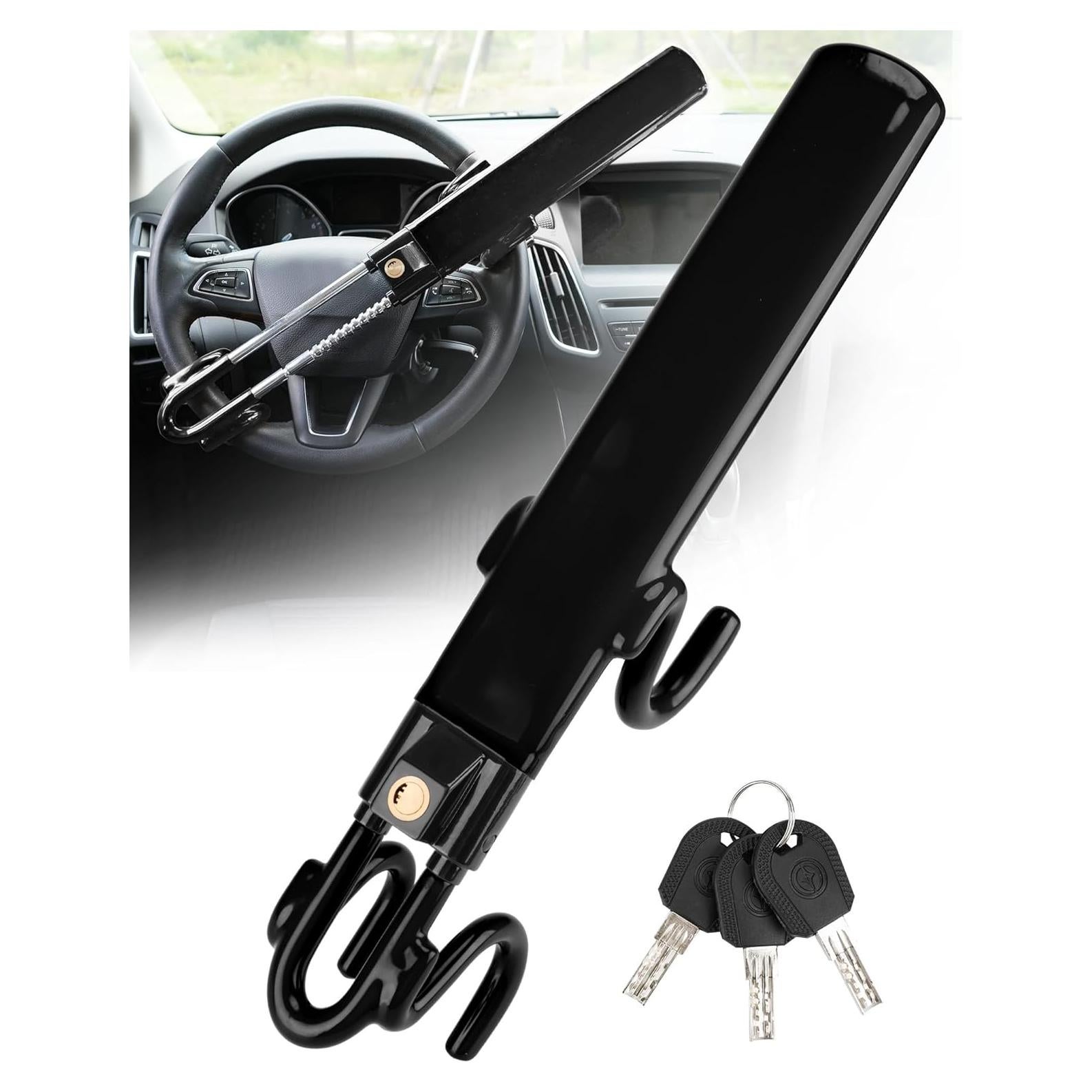 Bloqueo de Volante Antirrobo Tevlaphee Ajustable 2.13 kg