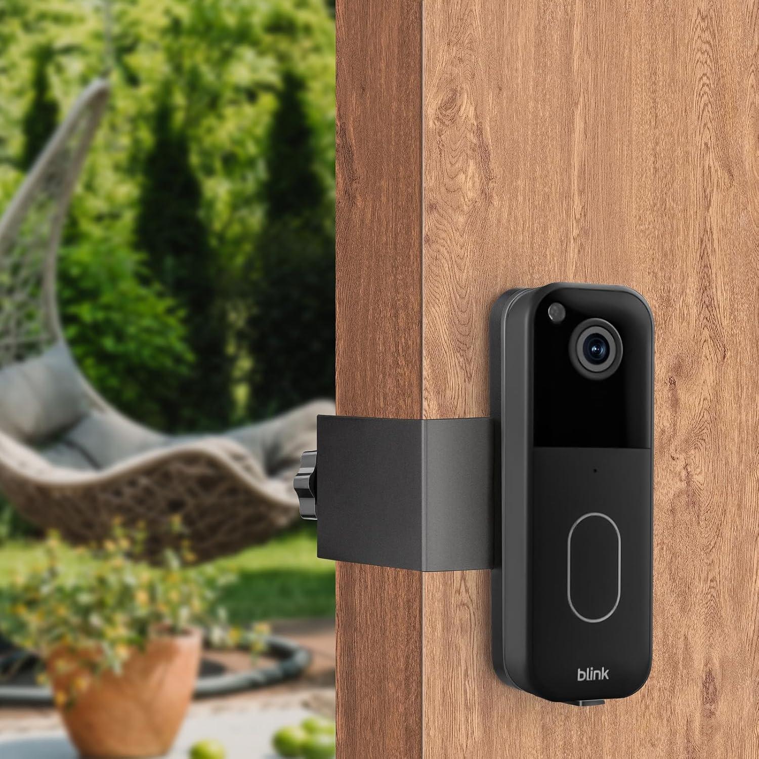 Soporte Adhesivo para Timbre Blink - Antirrobo - Negro