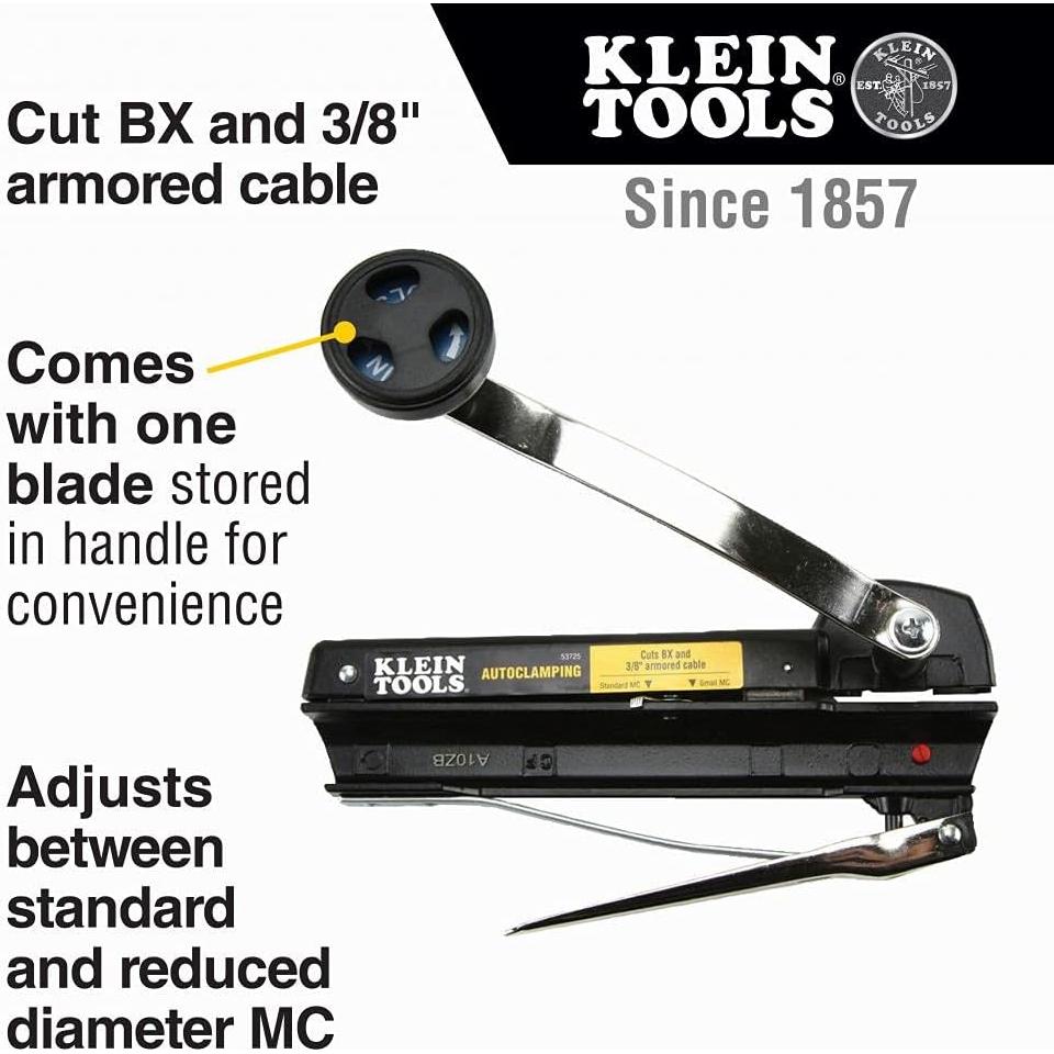Cortador de Cable Blindado y Desforrador Klein Tools 53725/11063W