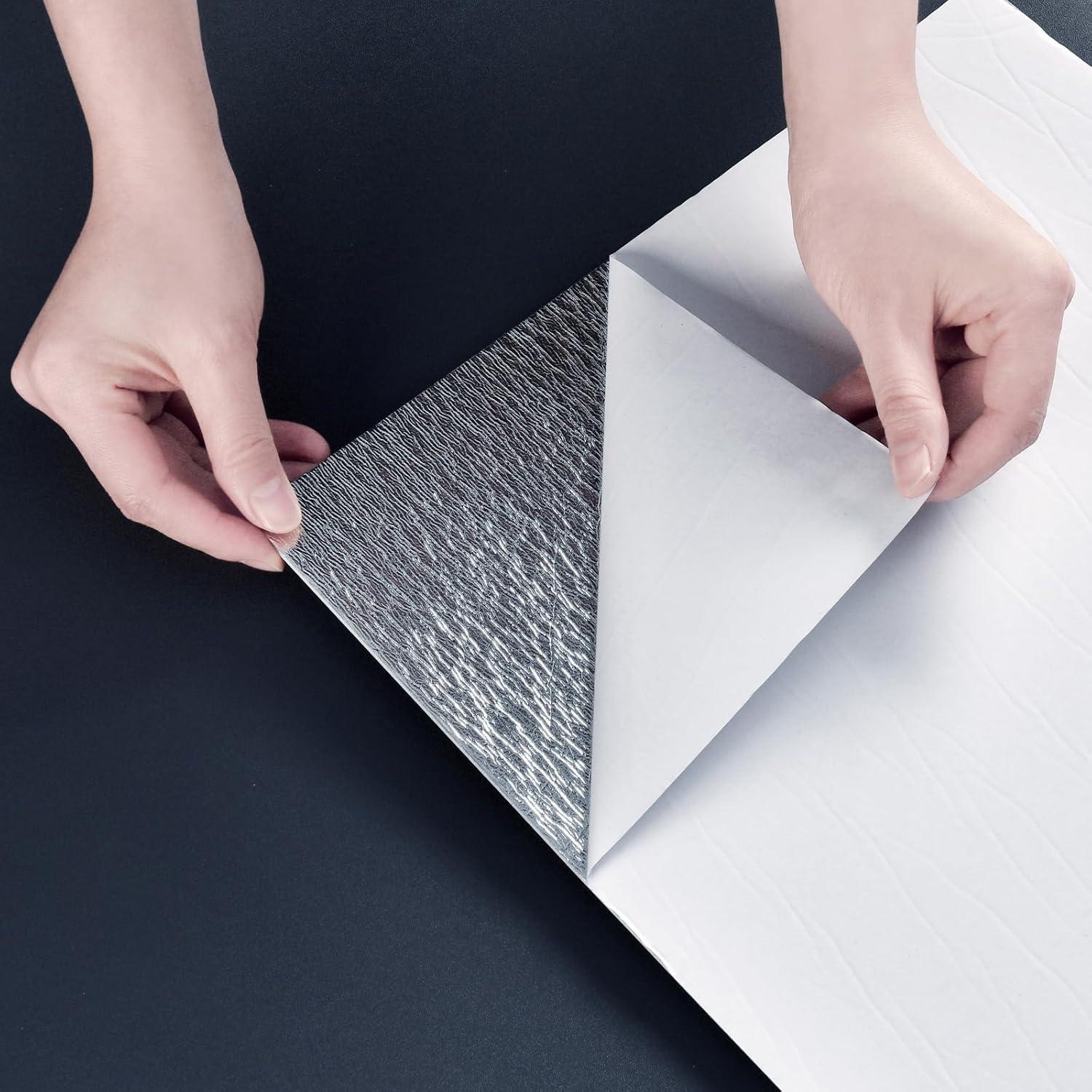 Paneles de Pared Autoadhesivos Haimin 20 Piezas 60x30 cm Blanco