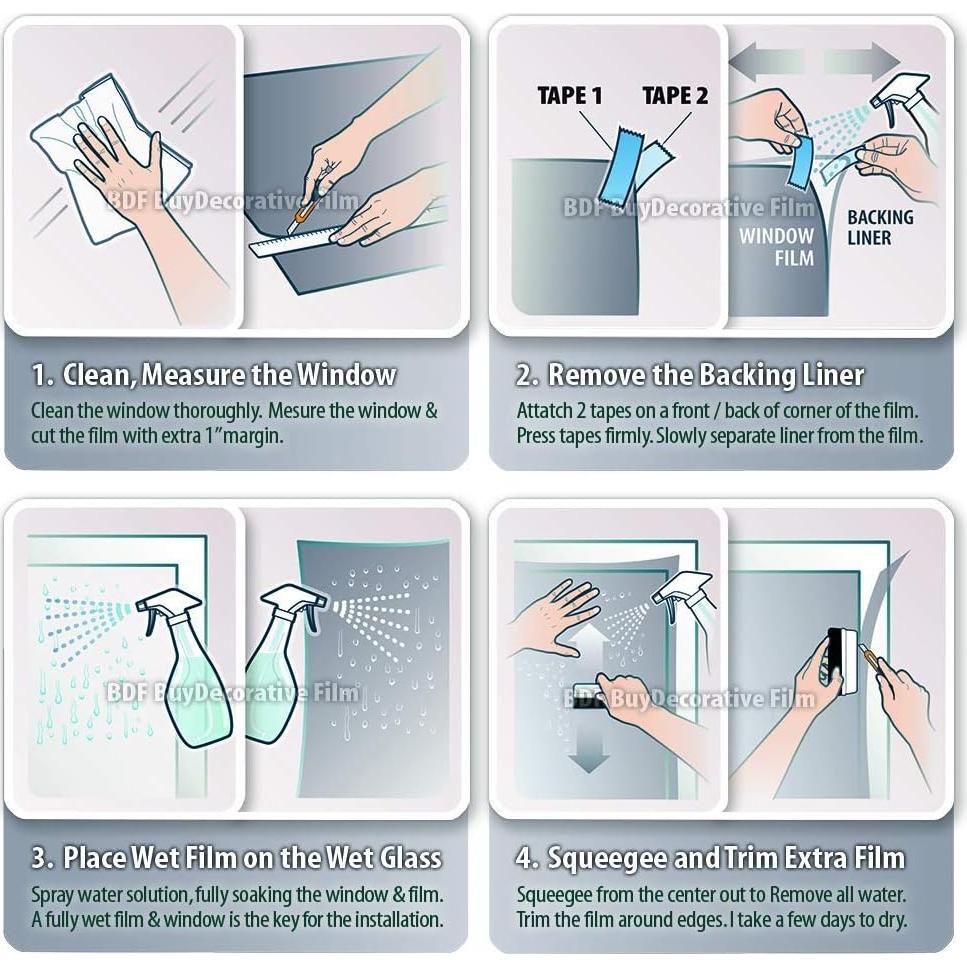 Película para Ventanas BDF NA20 30.48cm x 15.24m Negro