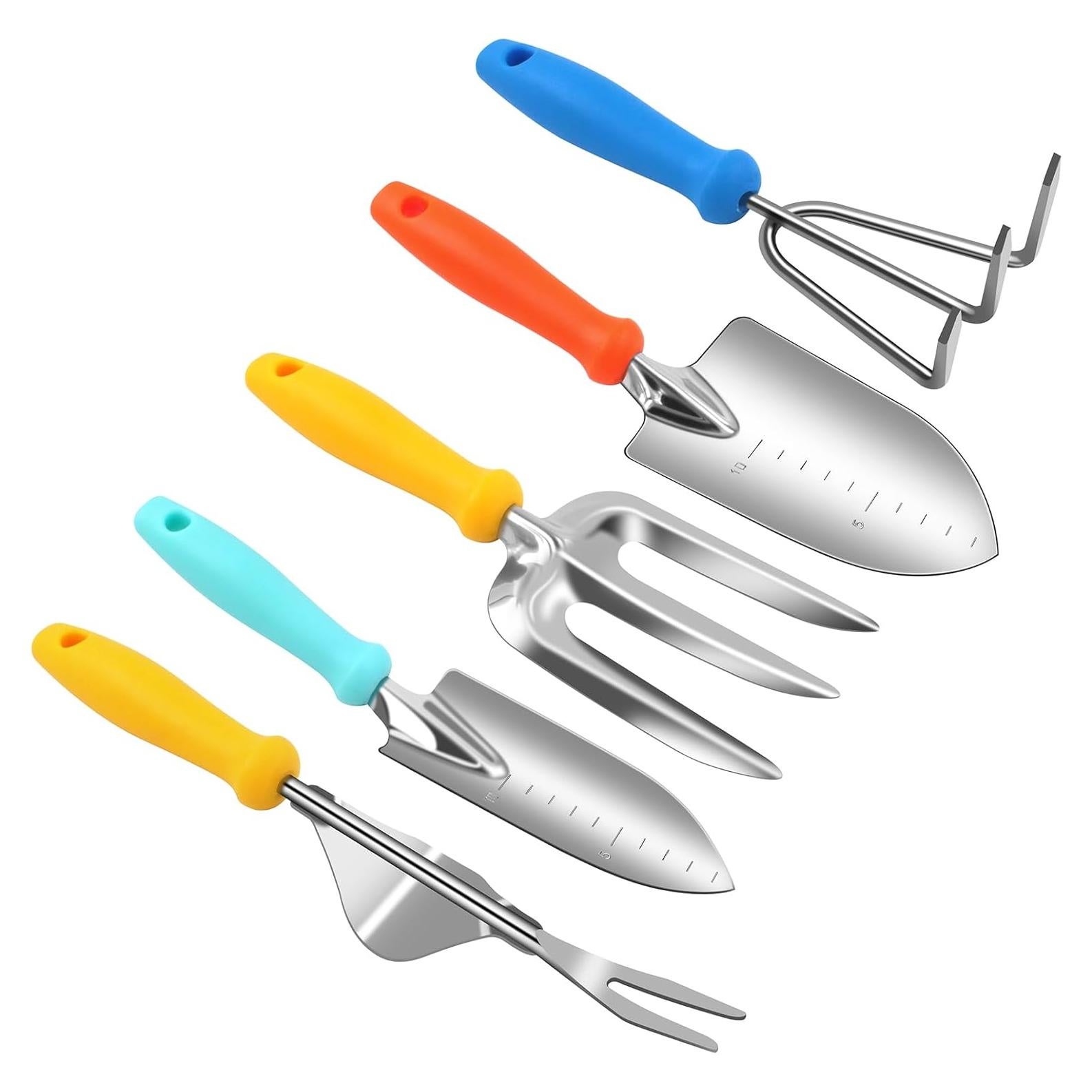 Juego de Herramientas de Jardinería DWFKHT 5 Piezas Acero Inoxidable